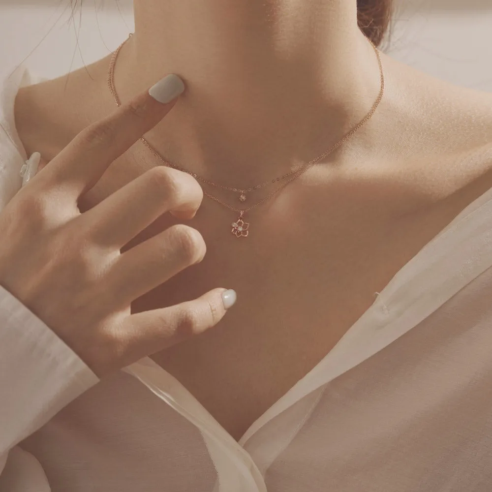 [14K Gold] Calla Necklace