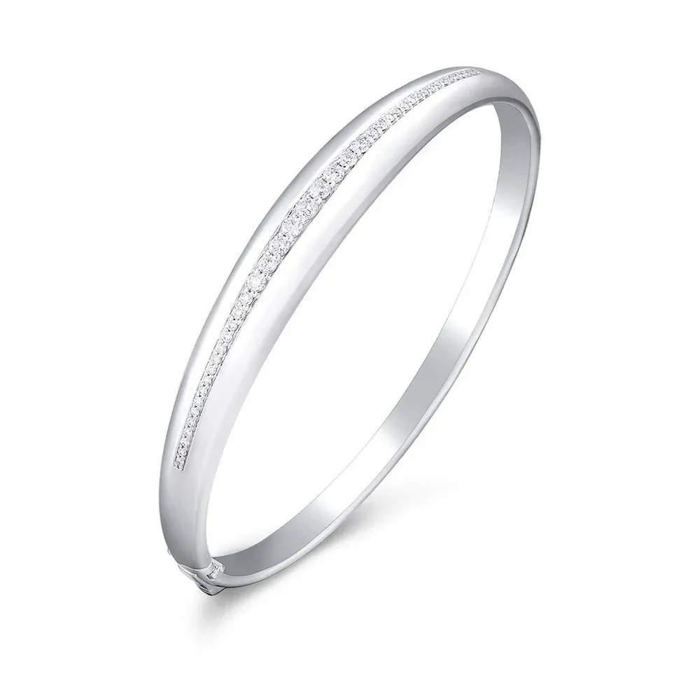 14K GOLD DIAMOND BLAIR BANGLE