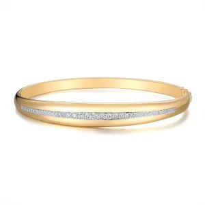 14K GOLD DIAMOND BLAIR BANGLE