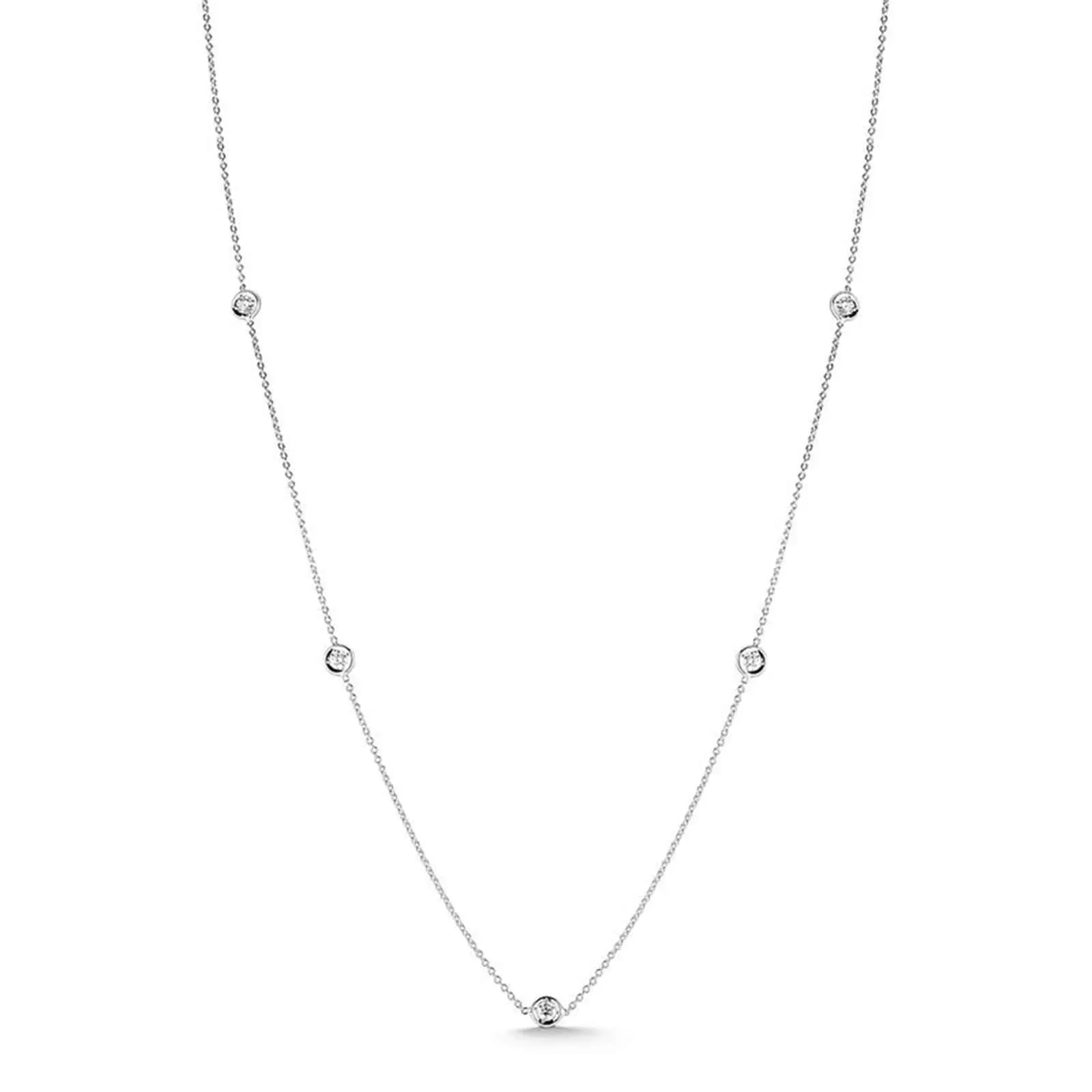 18kt Gold Roberto Coin Diamond Necklace