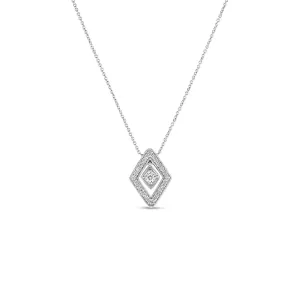 18kt Gold Roberto Coin Small Diamante Necklace