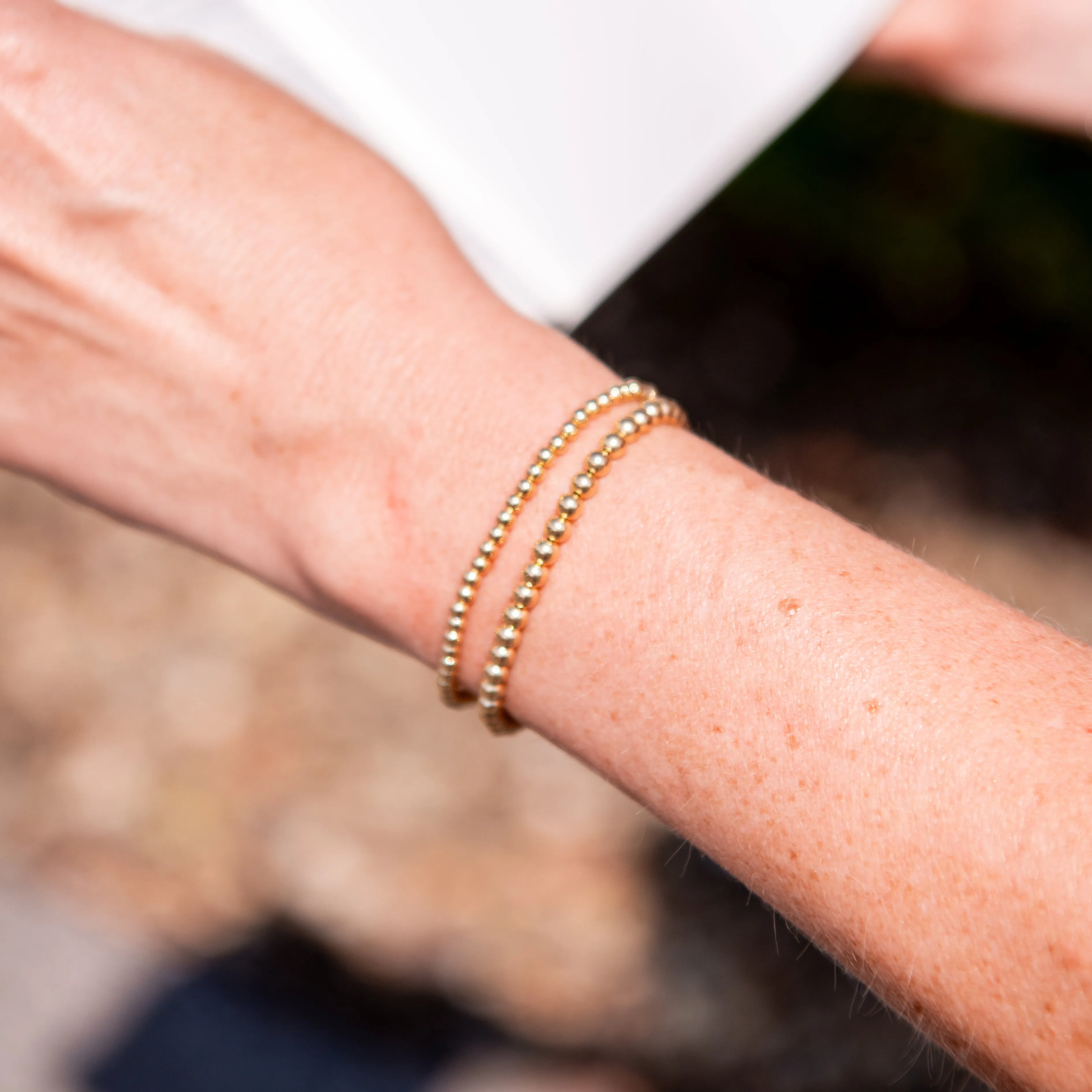 4mm Beaded Bracelet