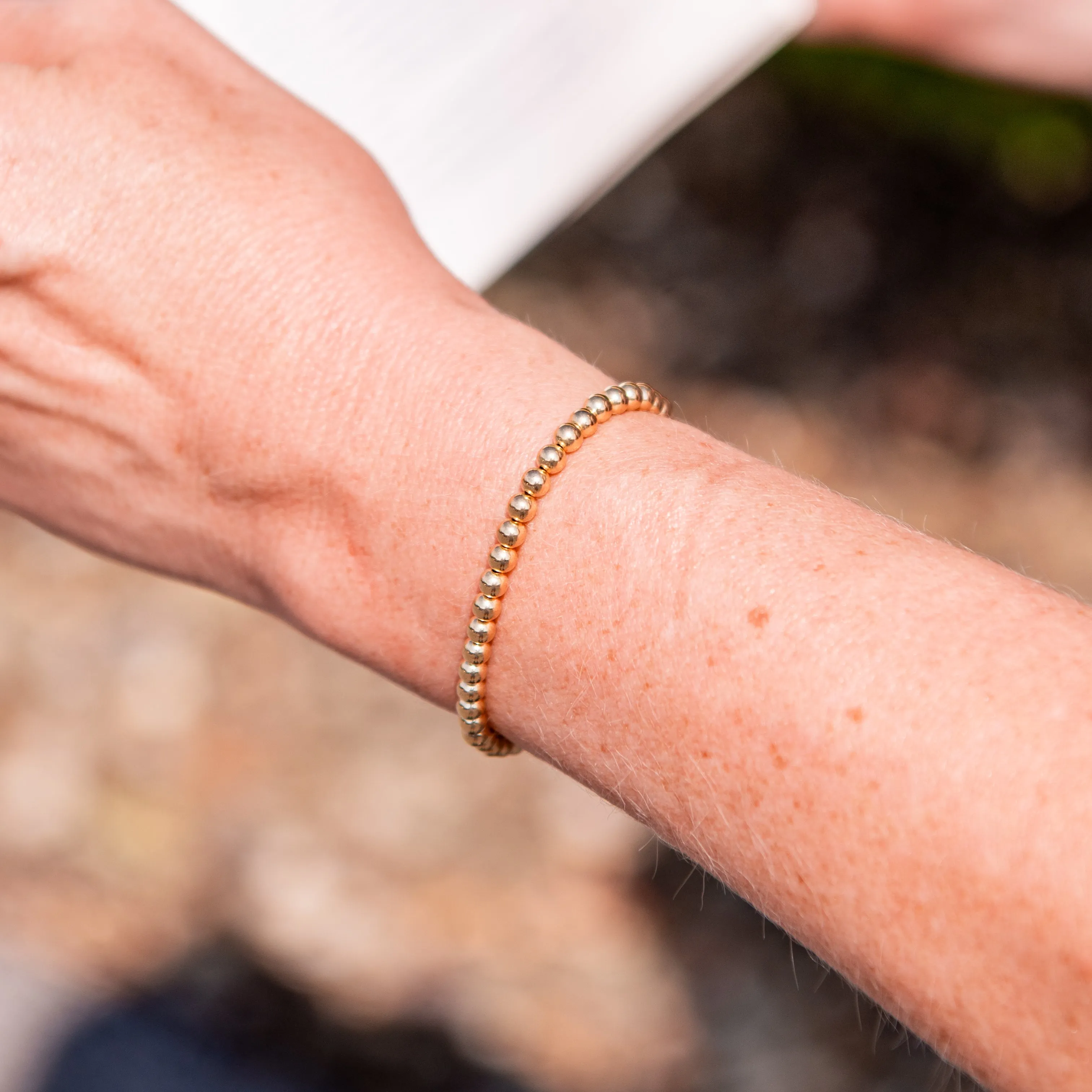 4mm Beaded Bracelet