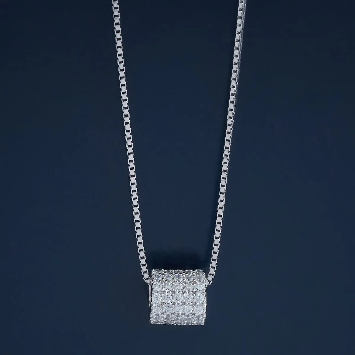 92.5 Silver Pendant with Chain 176486