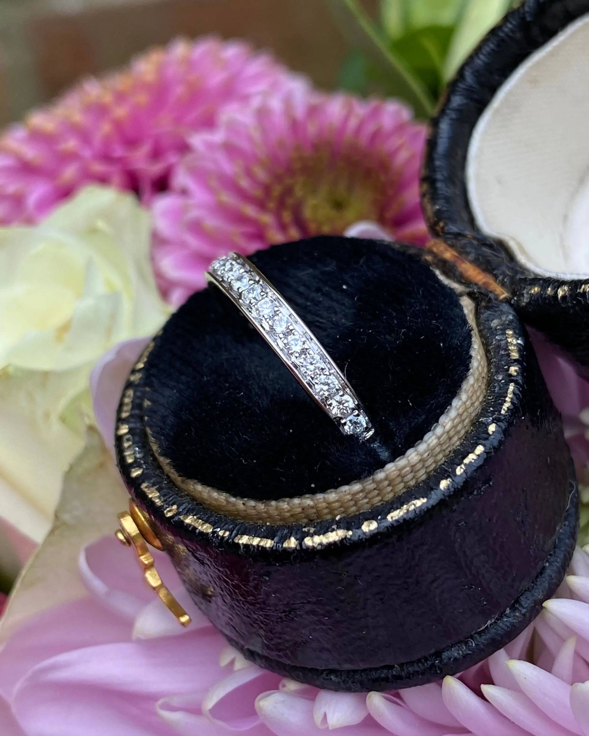 Brilliant Cut Diamond Half Eternity Wedding Ring 0.20ct 18ct White Gold