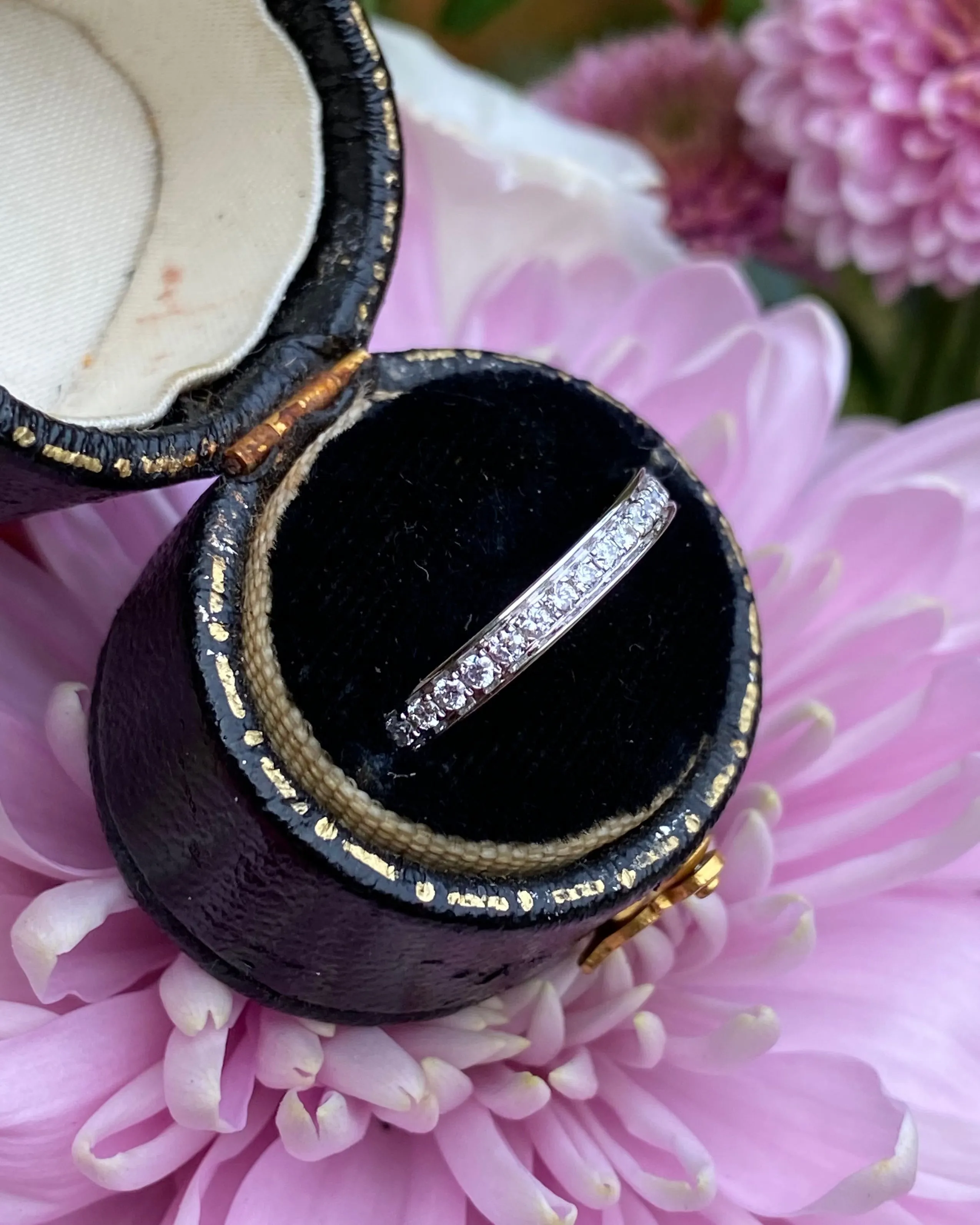 Brilliant Cut Diamond Half Eternity Wedding Ring 0.20ct 18ct White Gold