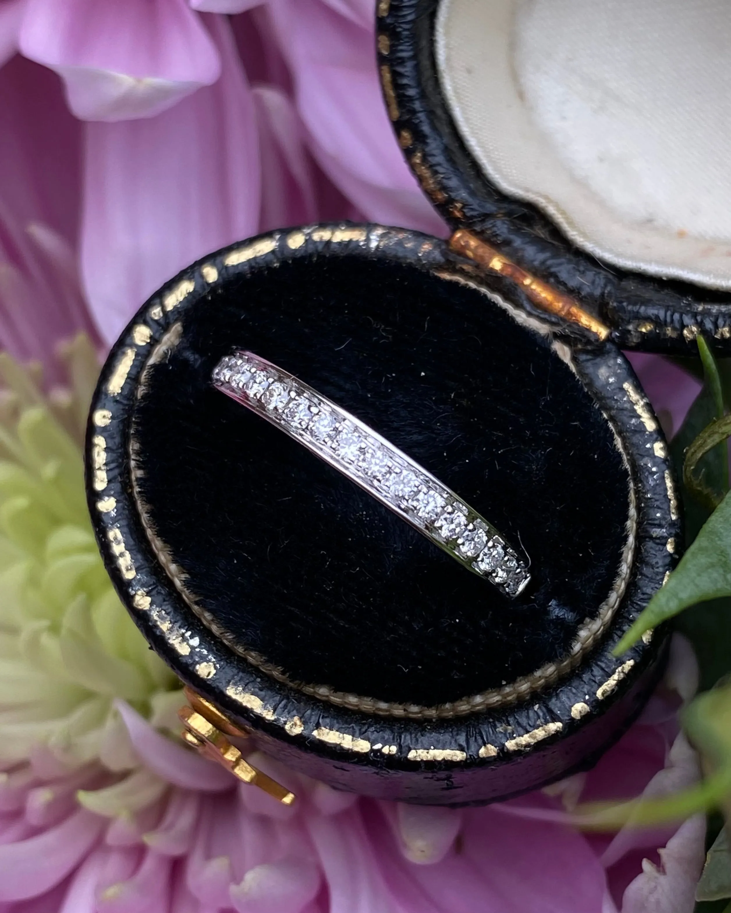 Brilliant Cut Diamond Half Eternity Wedding Ring 0.20ct 18ct White Gold