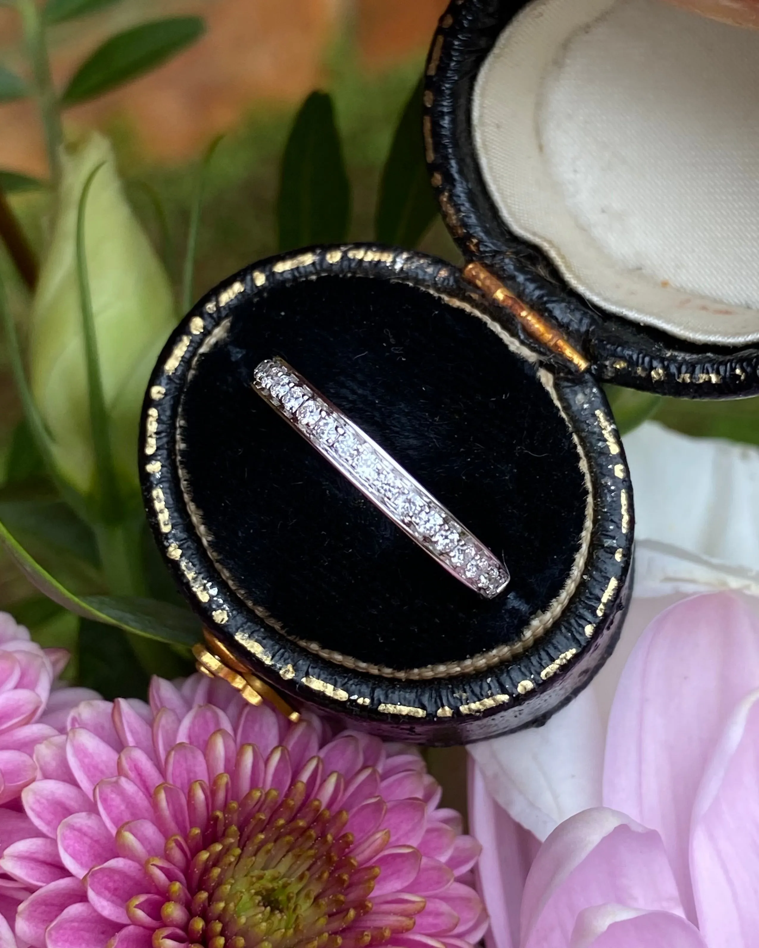 Brilliant Cut Diamond Half Eternity Wedding Ring 0.20ct 18ct White Gold