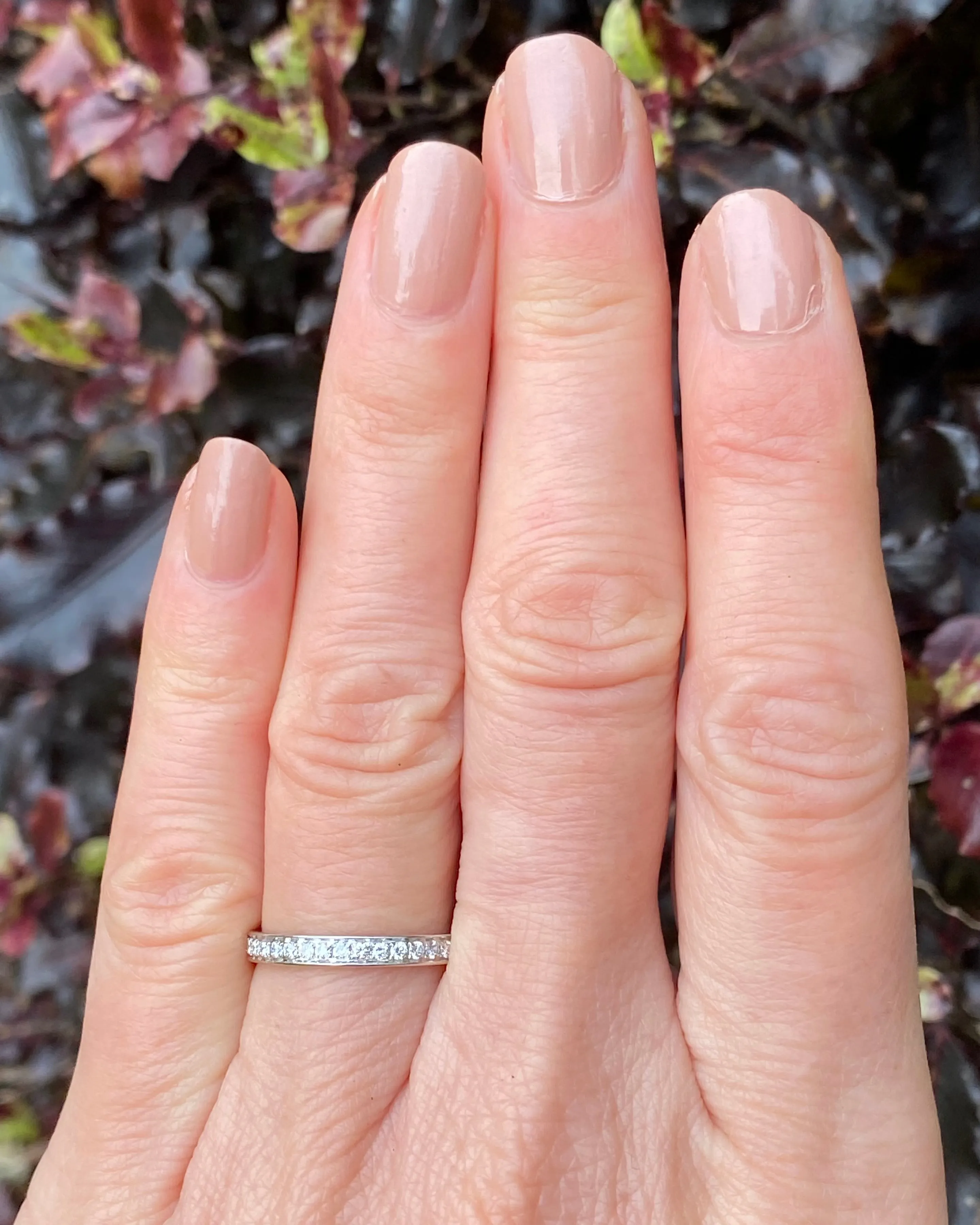Brilliant Cut Diamond Half Eternity Wedding Ring 0.20ct 18ct White Gold