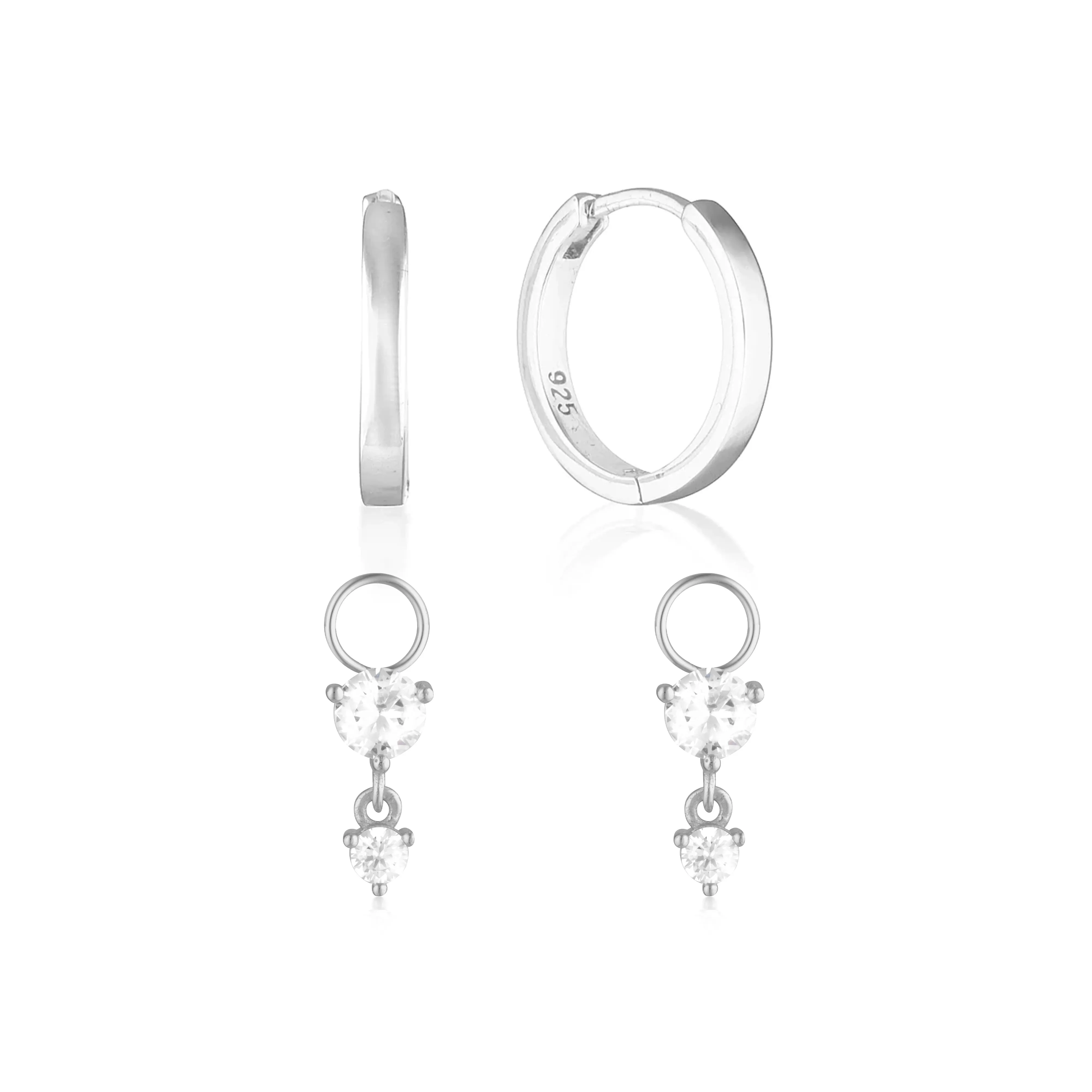 Build Your Earring Set Reese Silver
