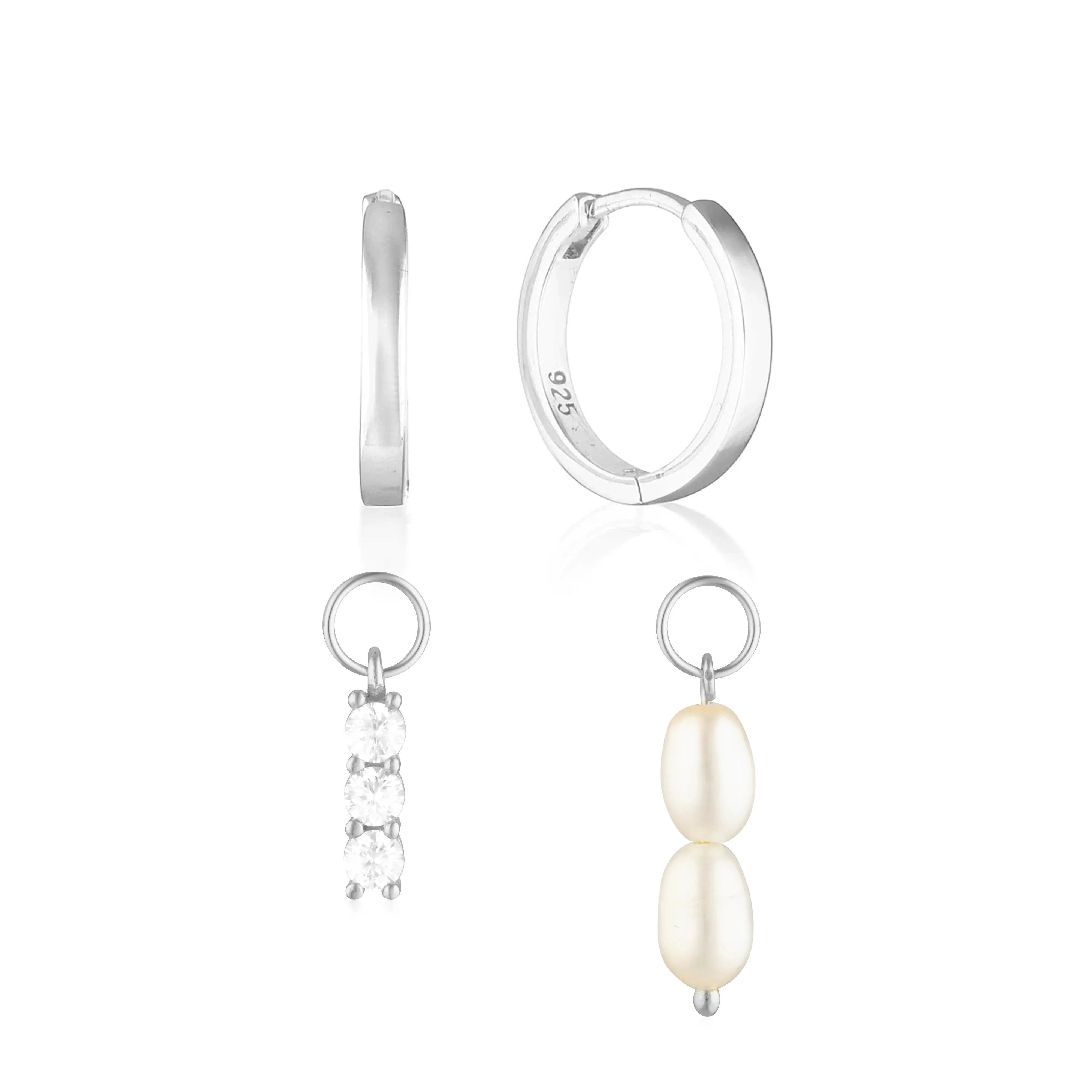 Build Your Earring Set Reese Silver