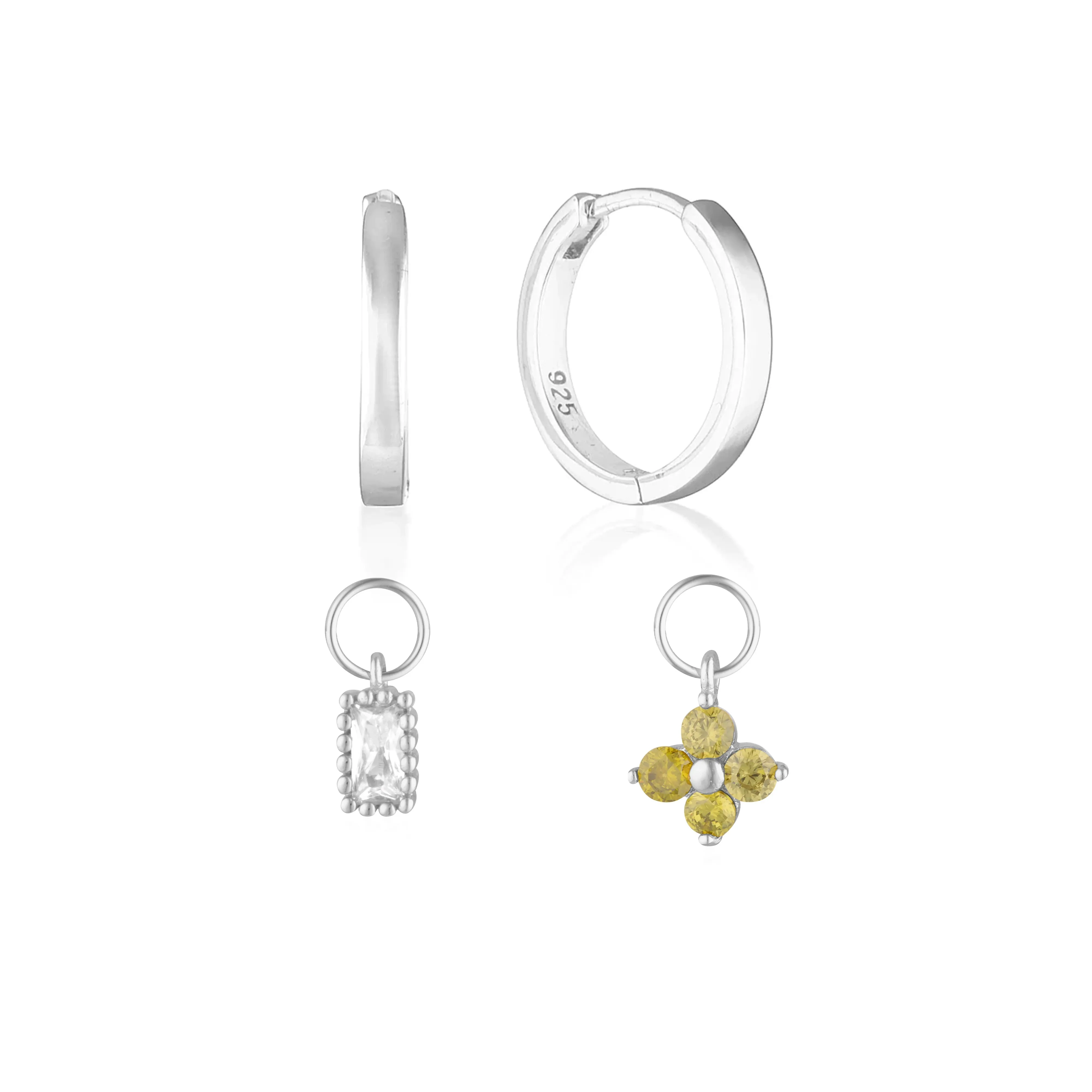 Build Your Earring Set Reese Silver