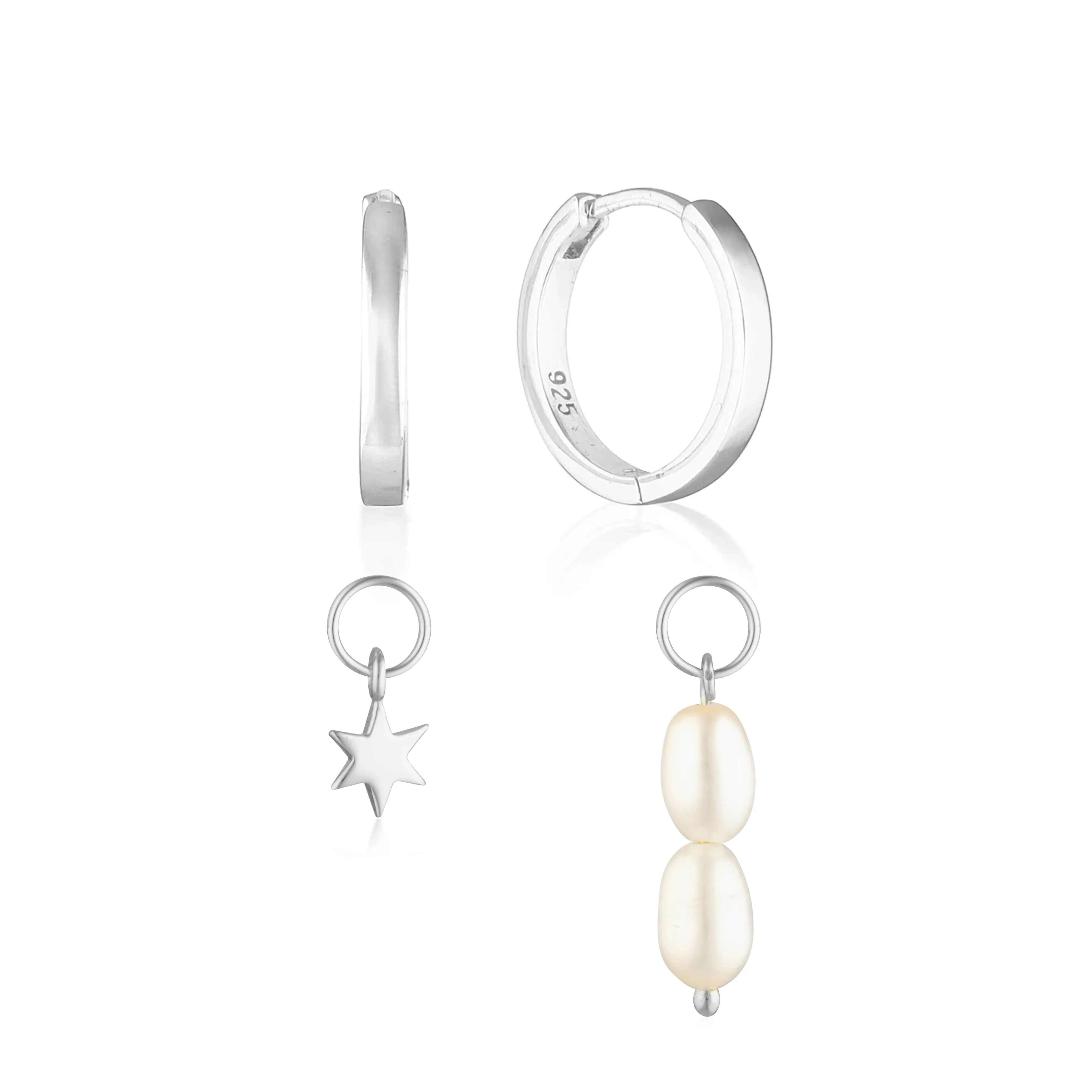 Build Your Earring Set Reese Silver
