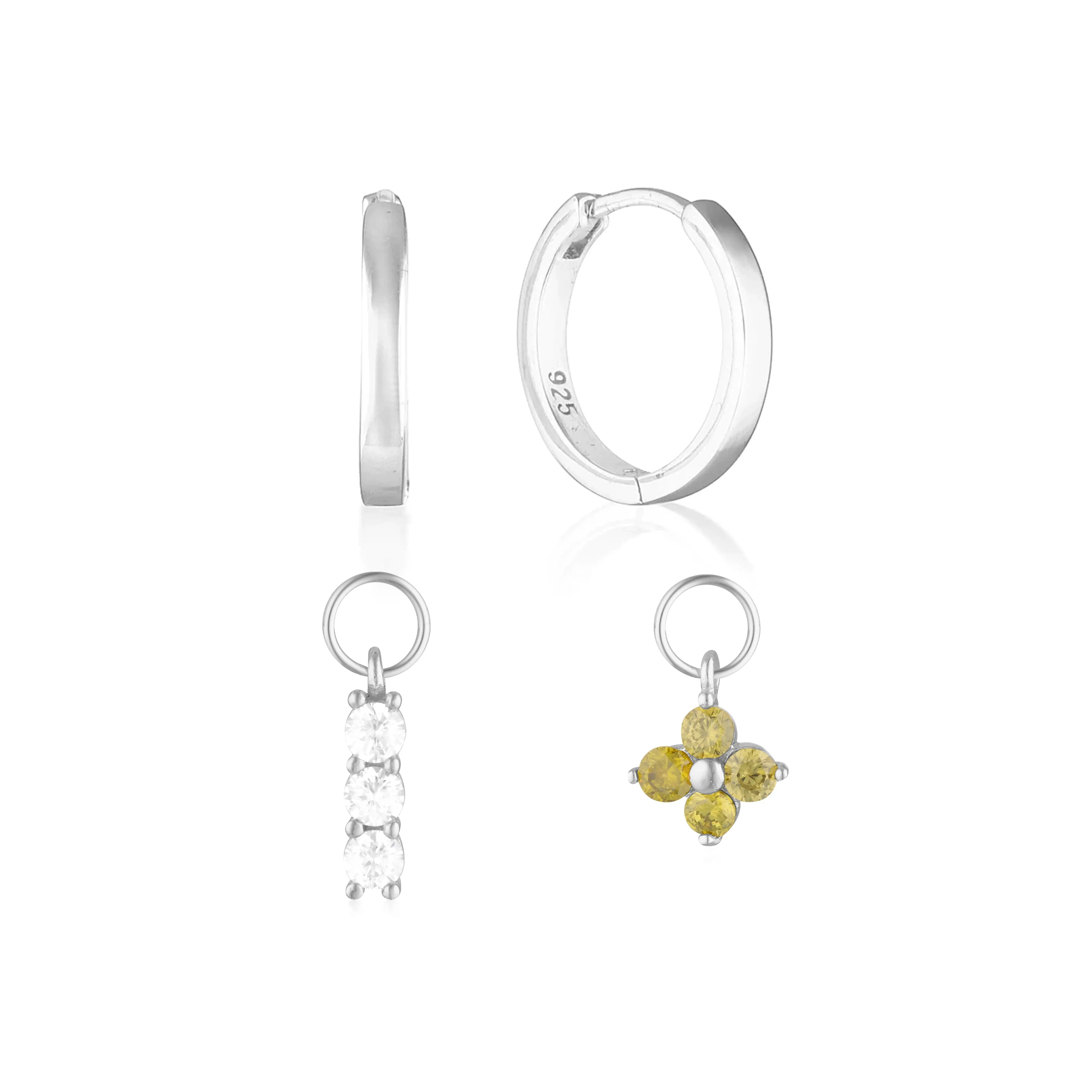 Build Your Earring Set Reese Silver