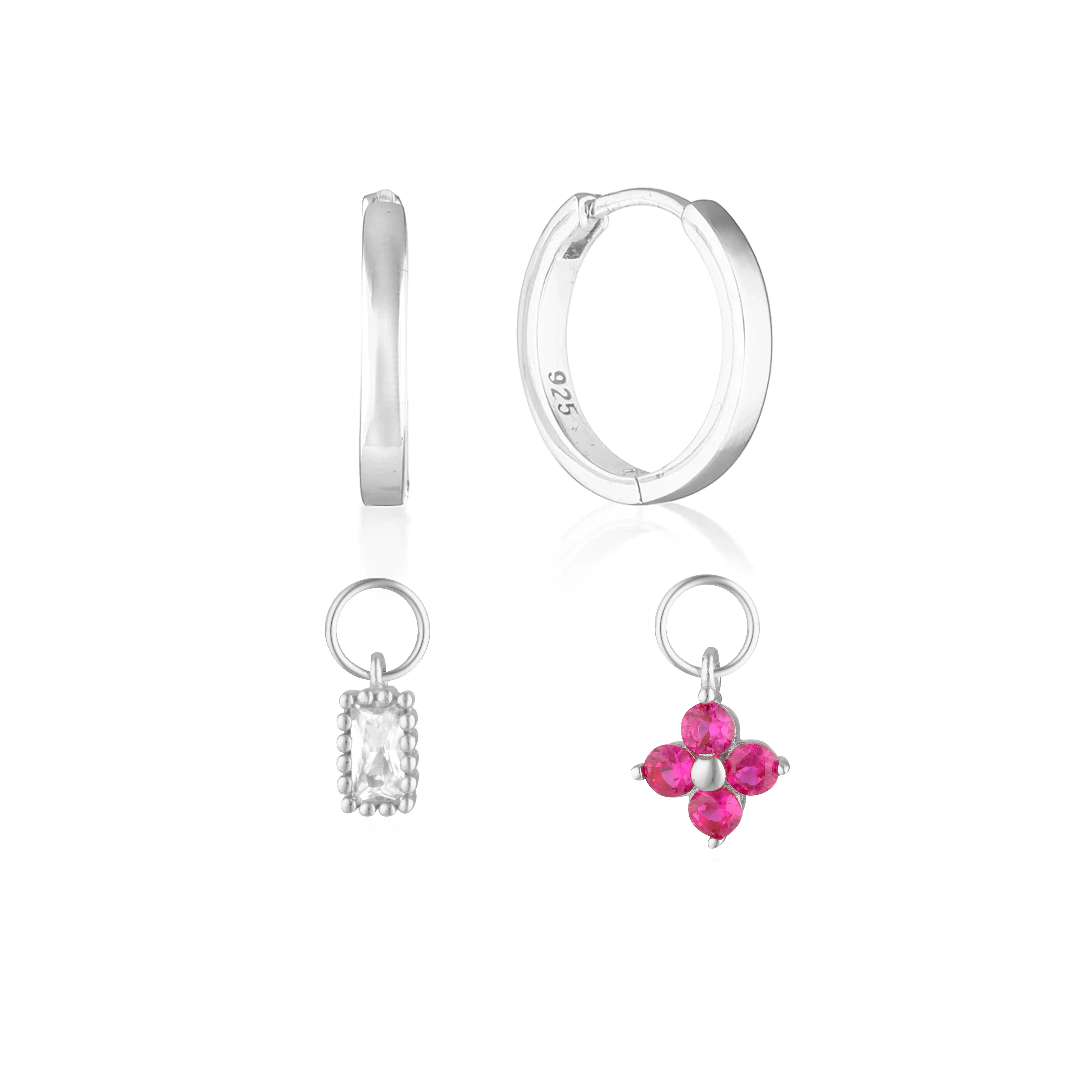 Build Your Earring Set Reese Silver