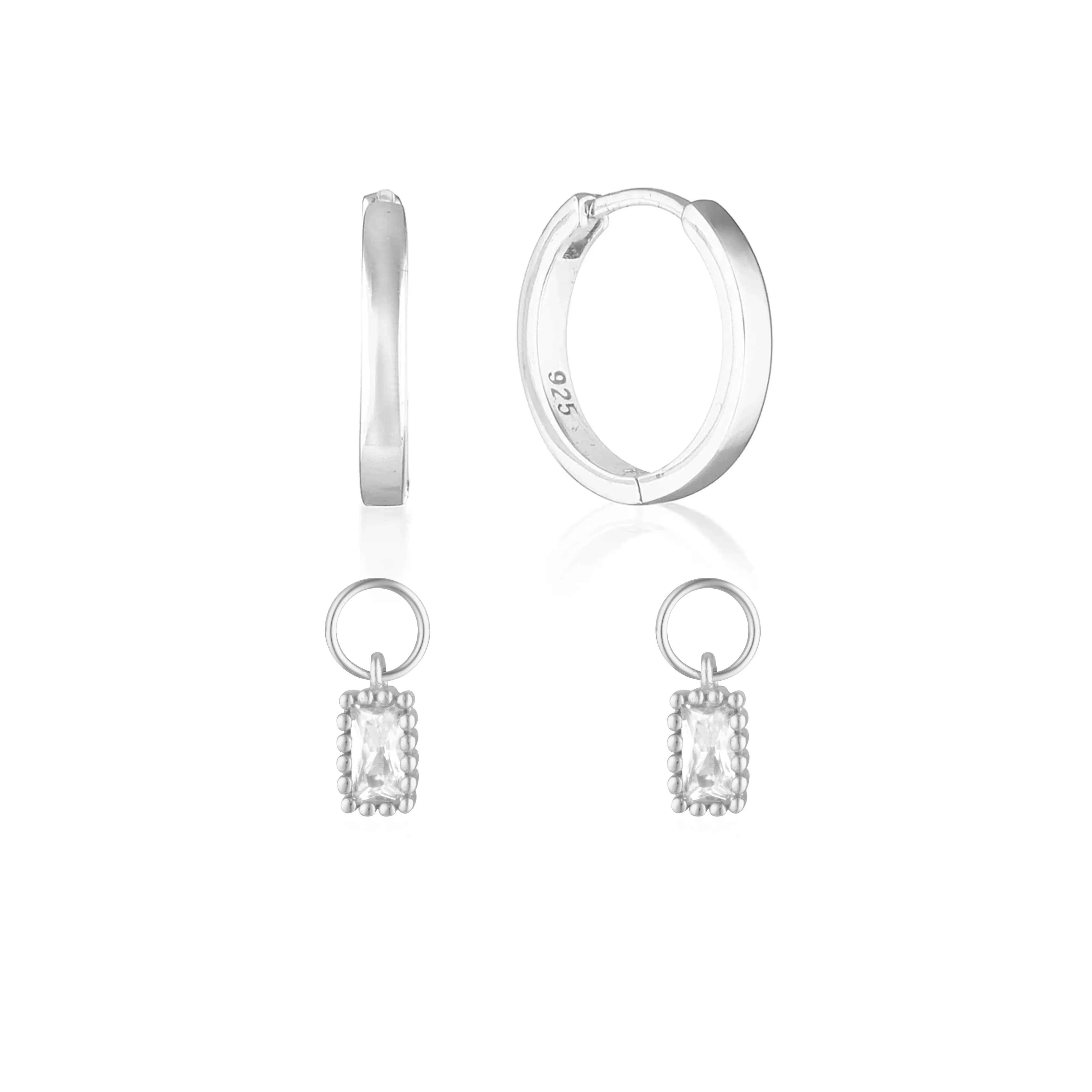 Build Your Earring Set Reese Silver