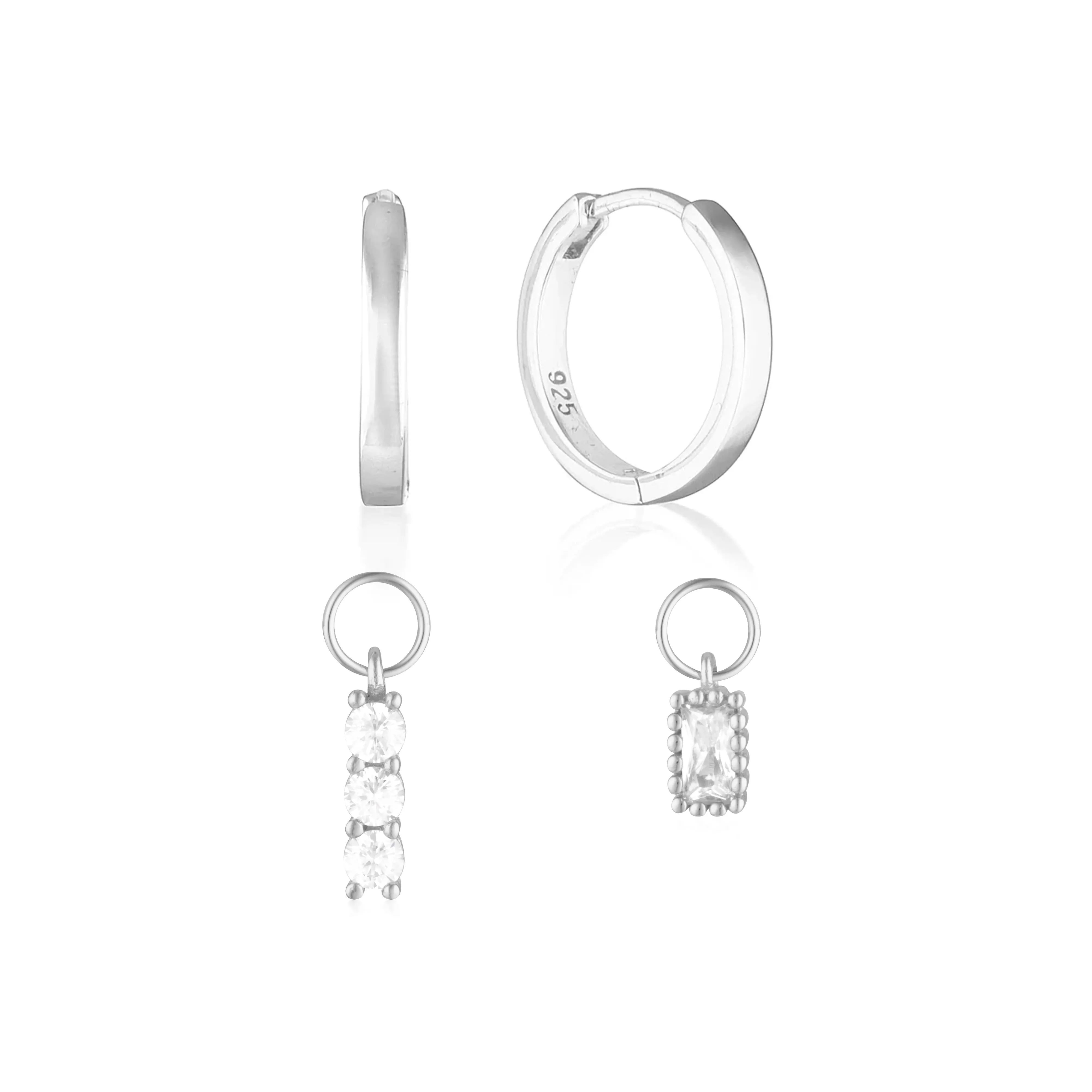 Build Your Earring Set Reese Silver