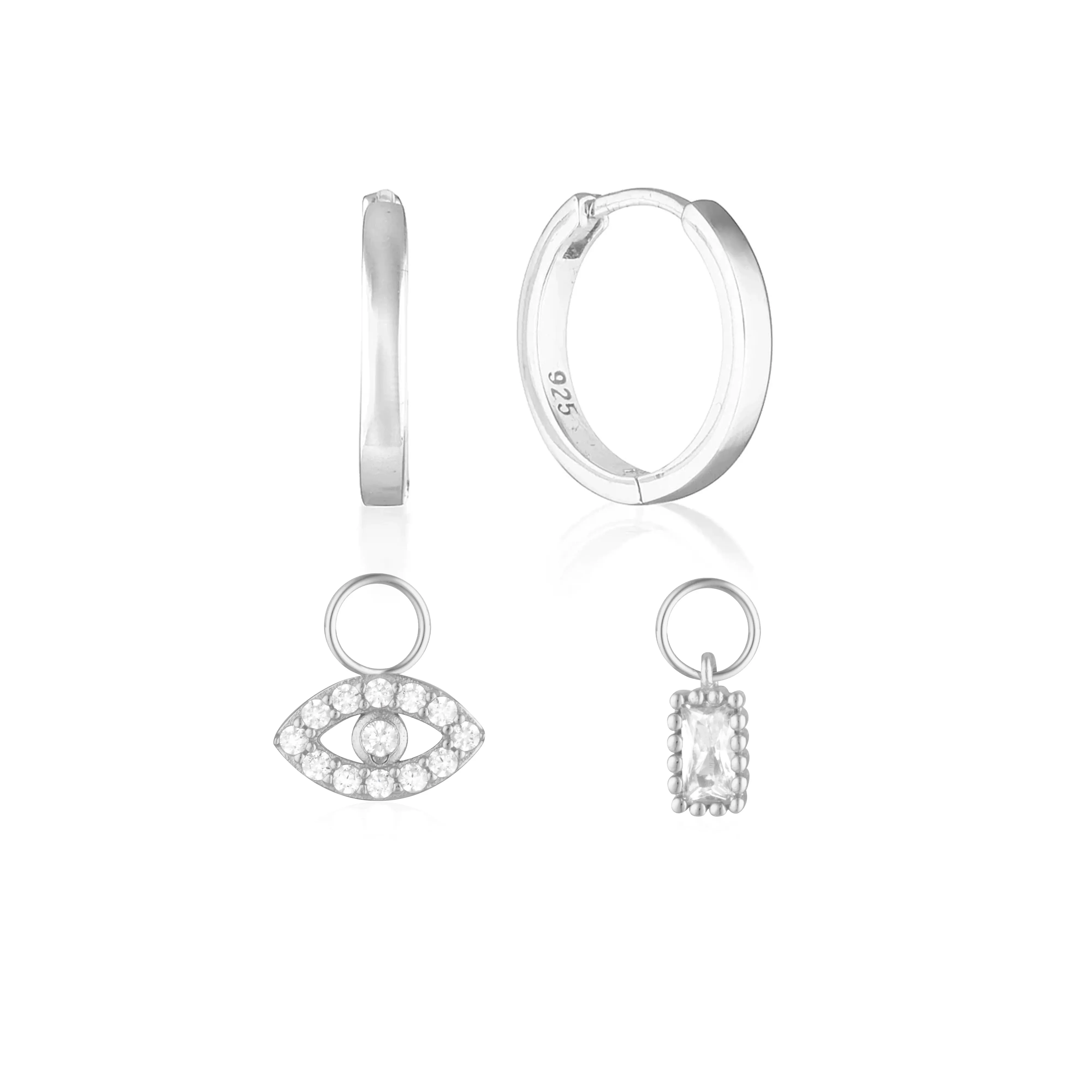 Build Your Earring Set Reese Silver