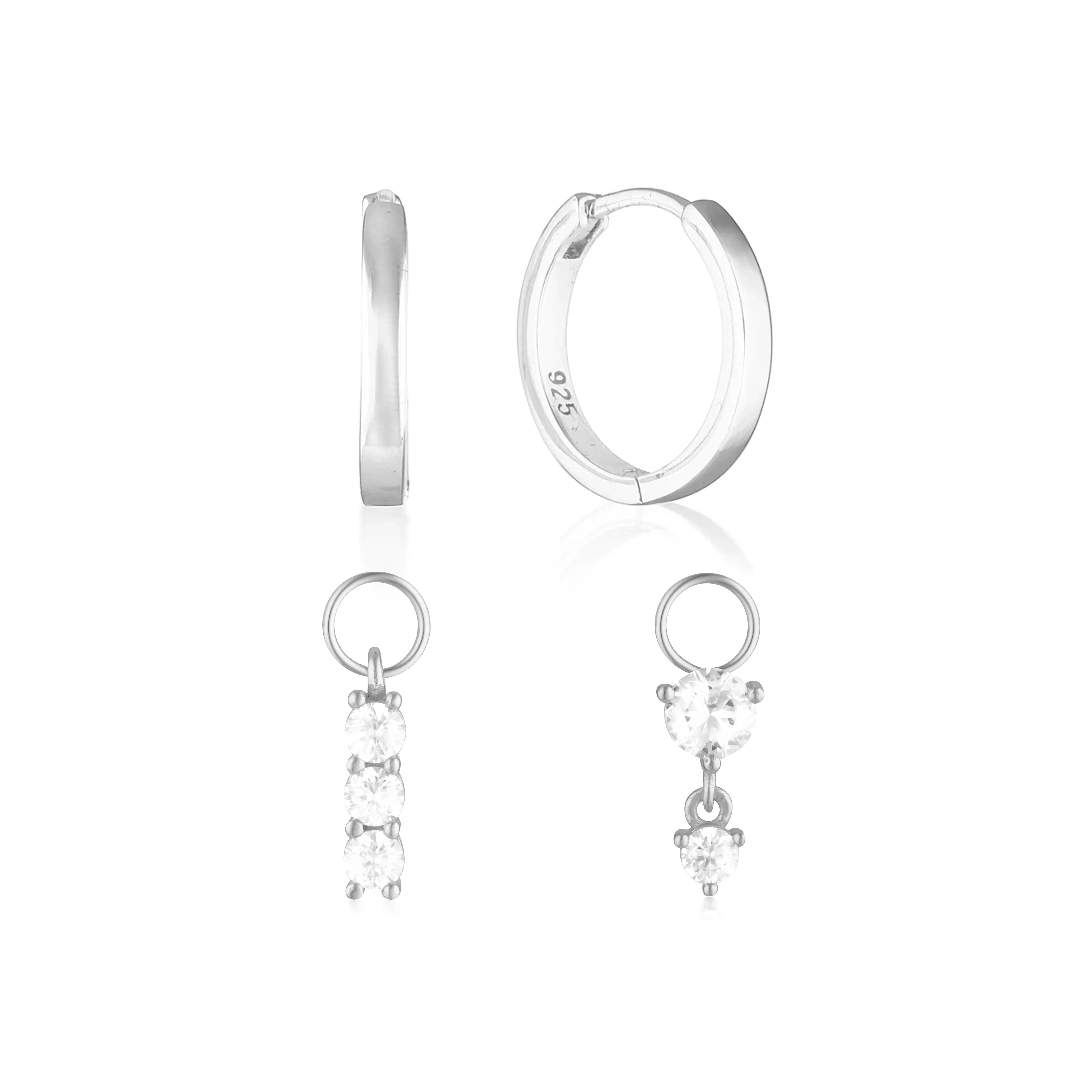Build Your Earring Set Reese Silver