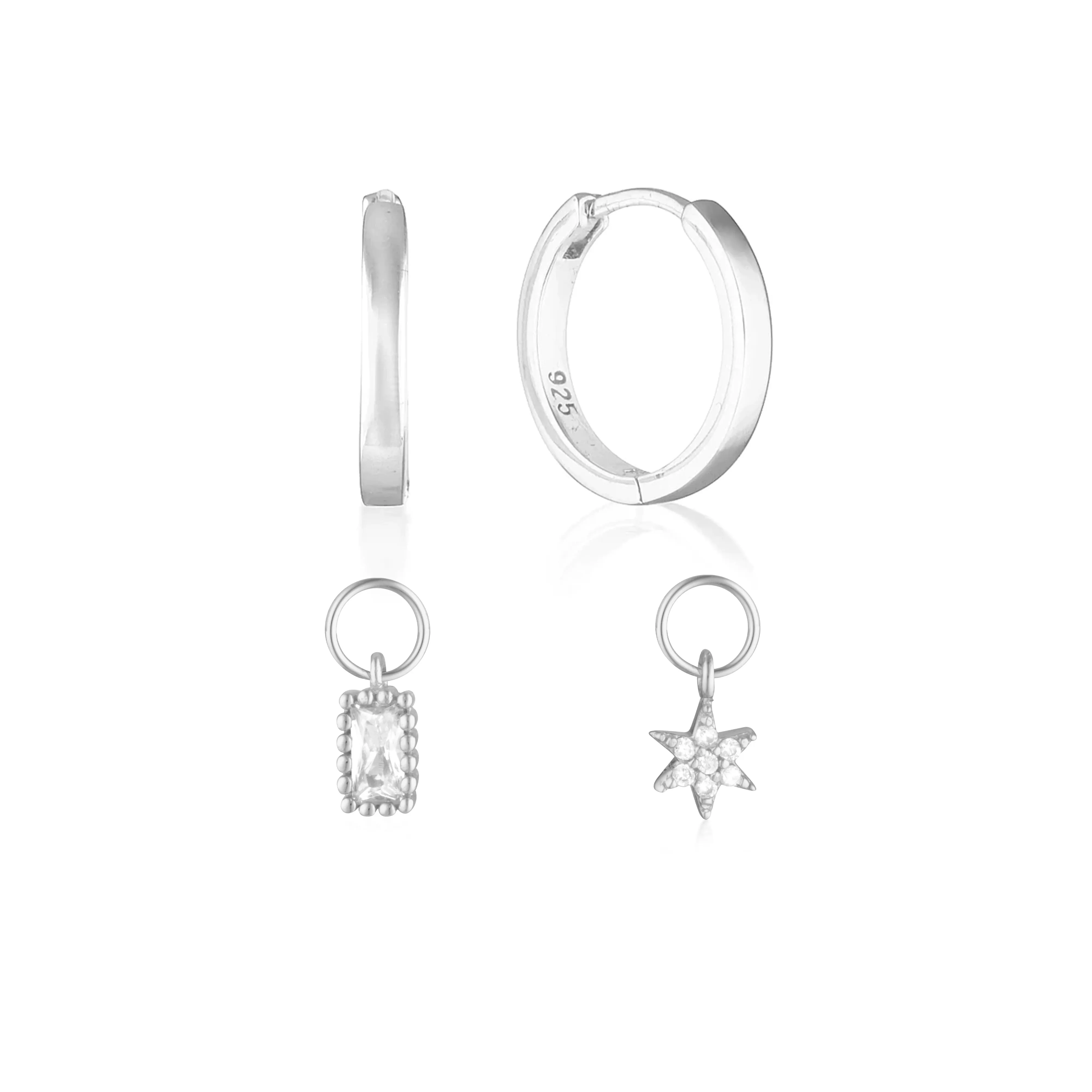 Build Your Earring Set Reese Silver