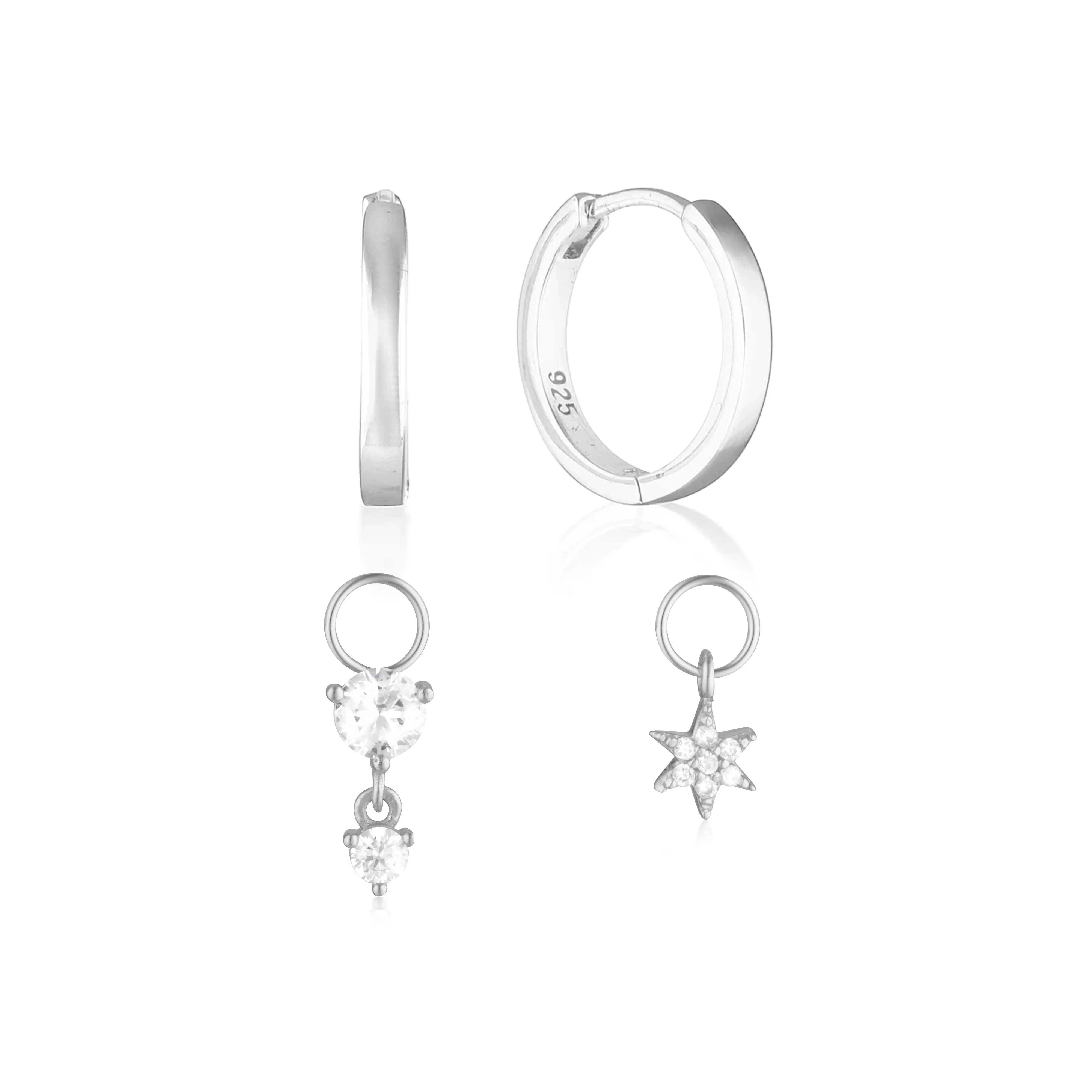 Build Your Earring Set Reese Silver