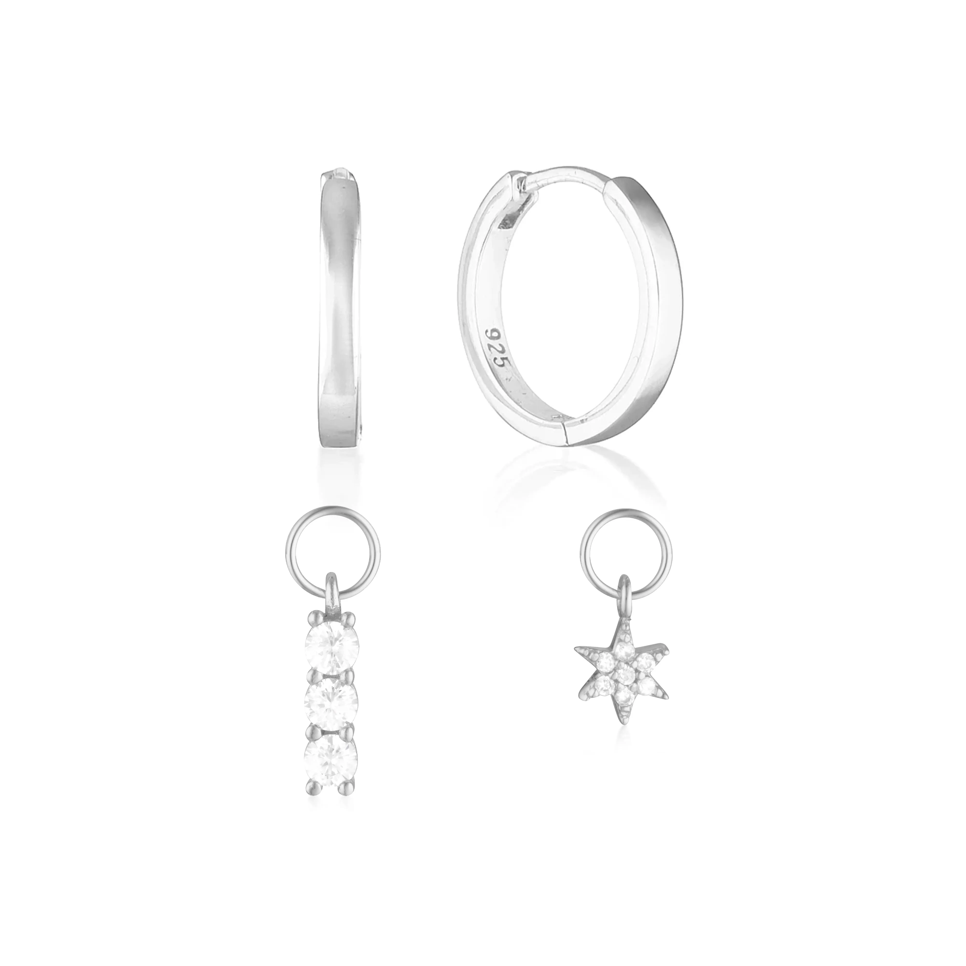 Build Your Earring Set Reese Silver
