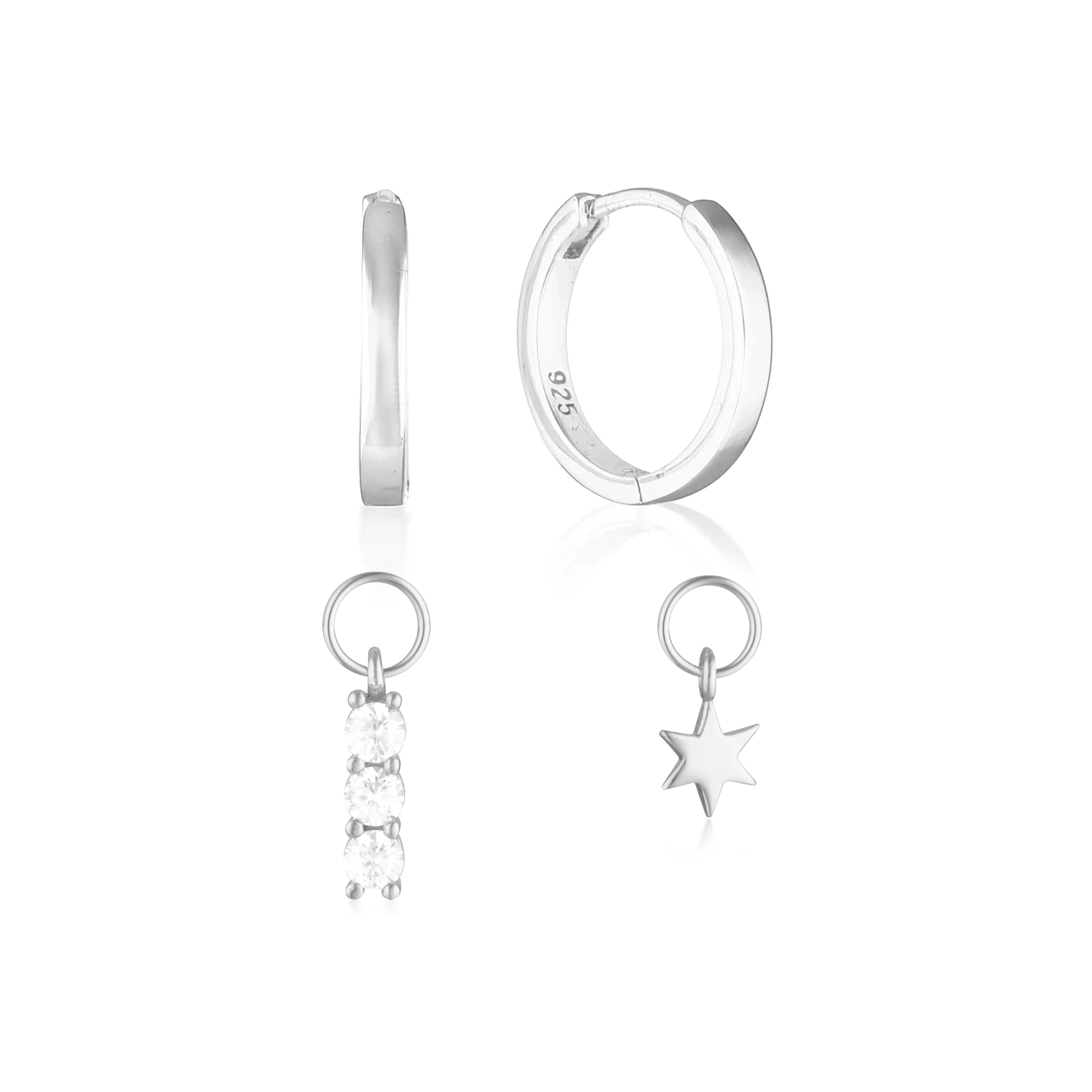 Build Your Earring Set Reese Silver