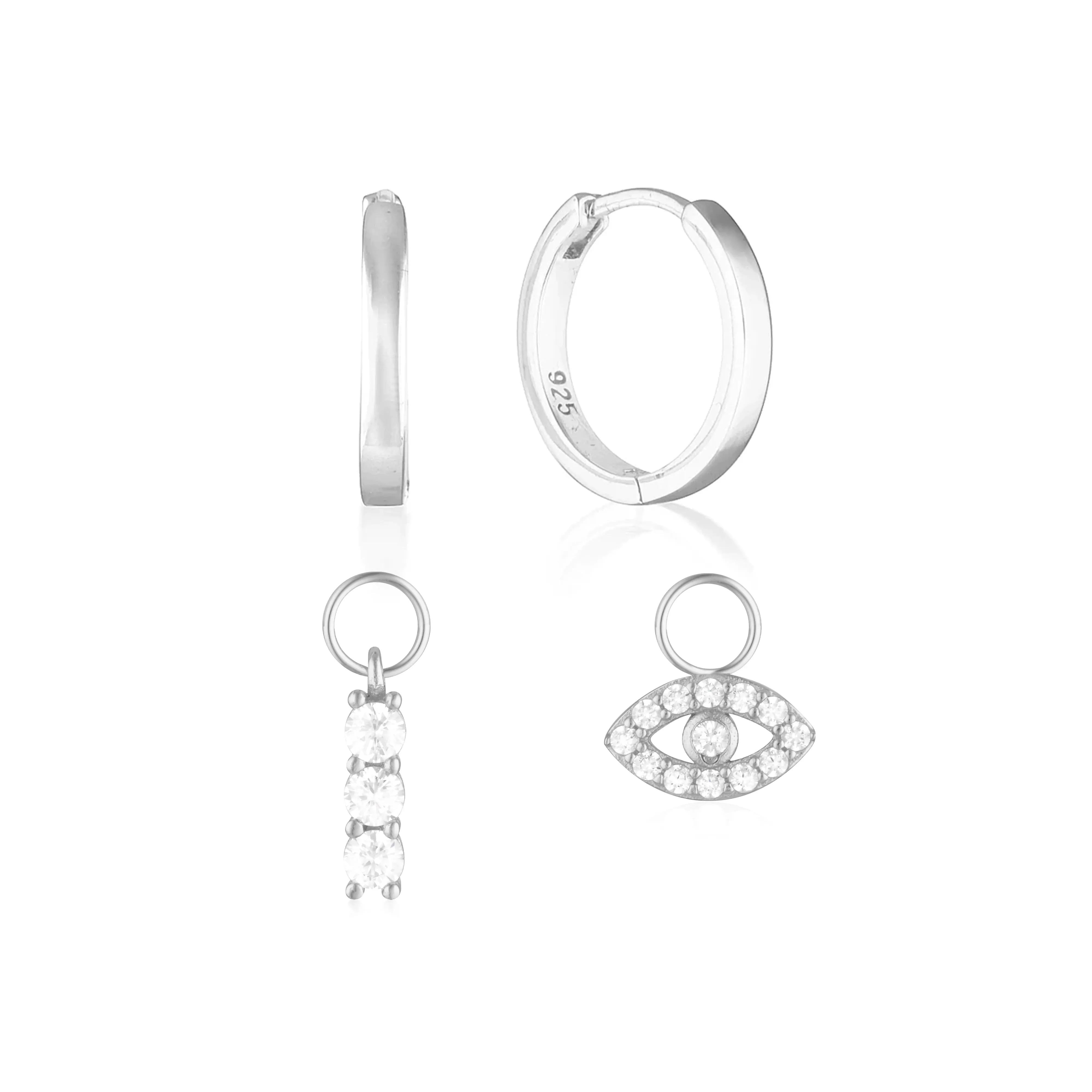 Build Your Earring Set Reese Silver