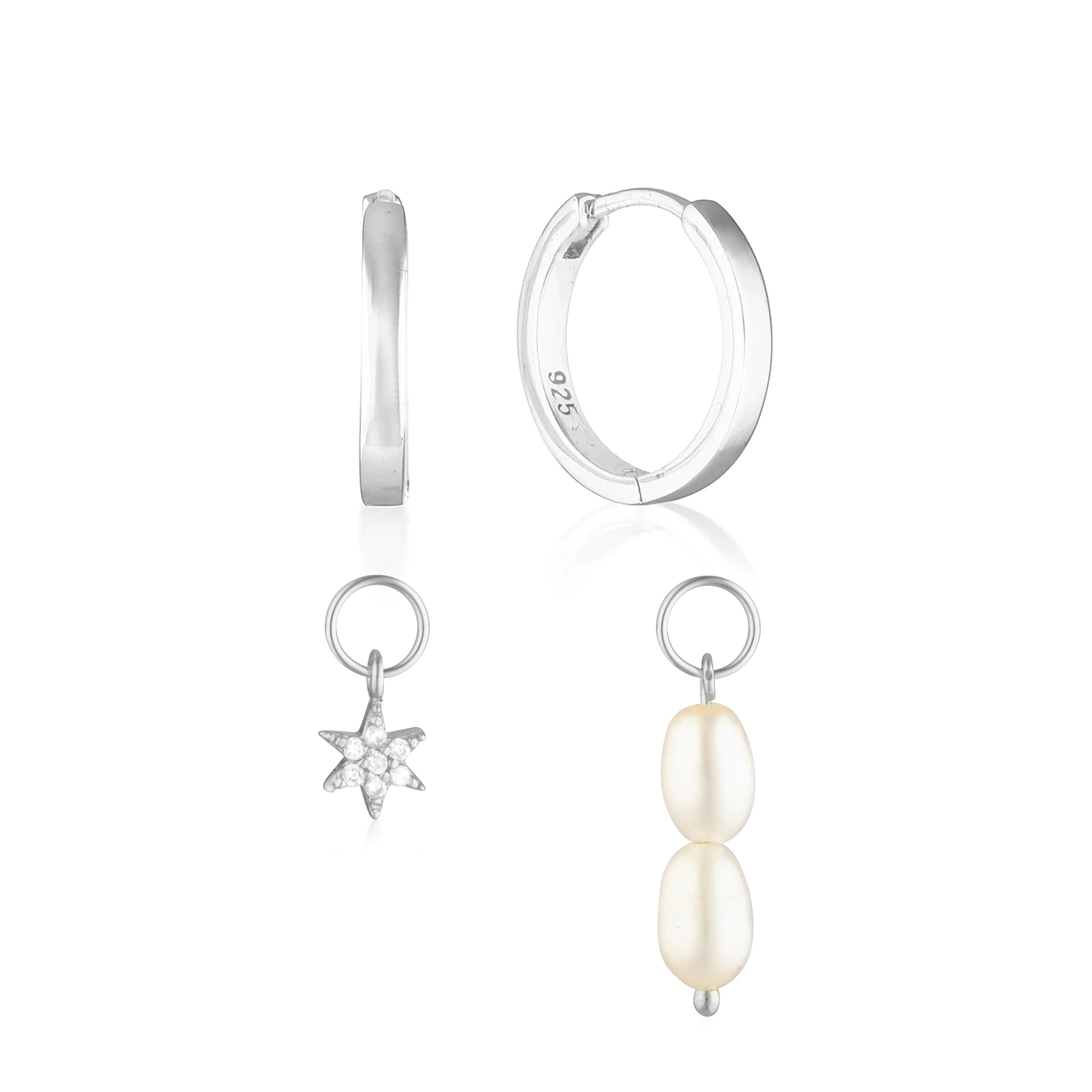 Build Your Earring Set Reese Silver