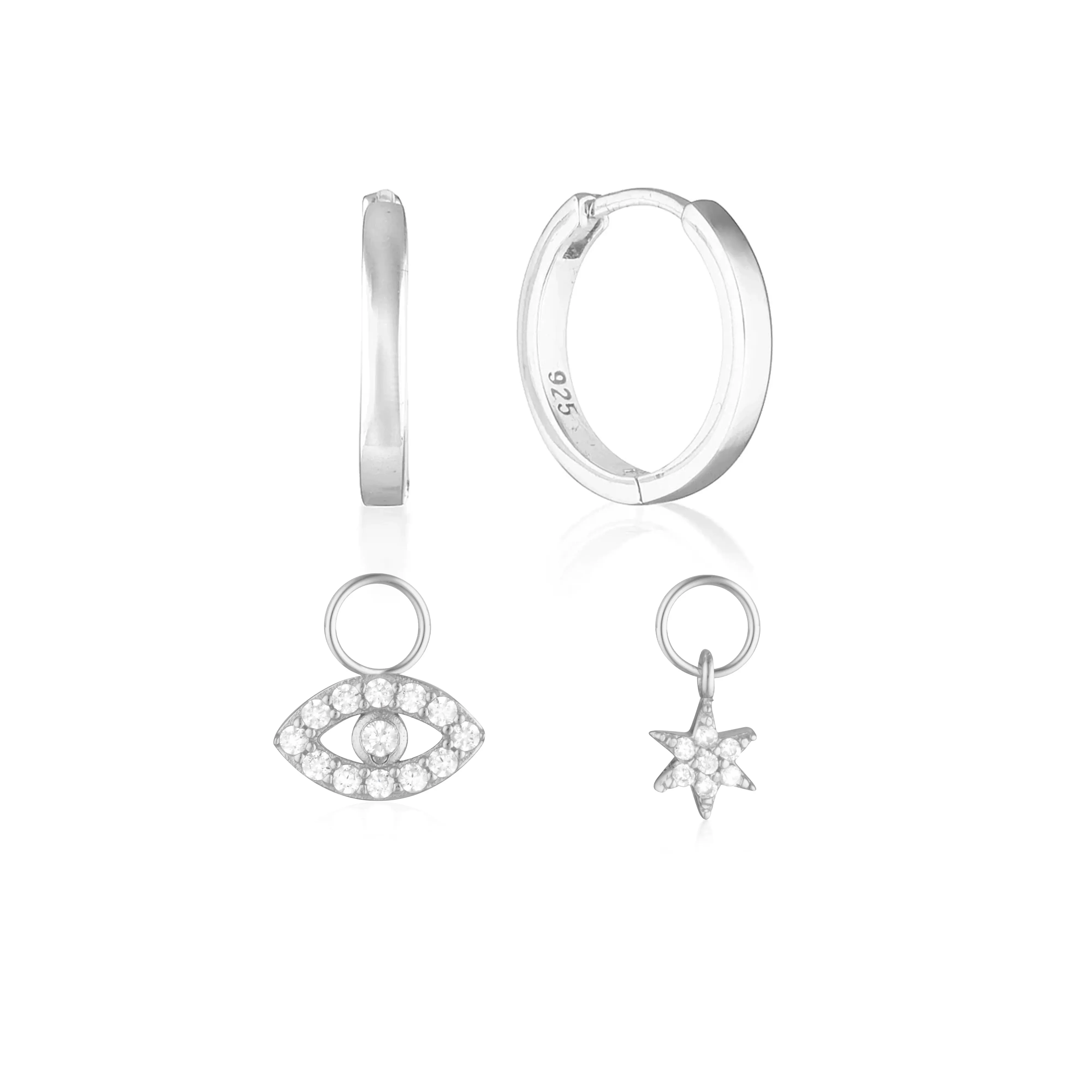 Build Your Earring Set Reese Silver
