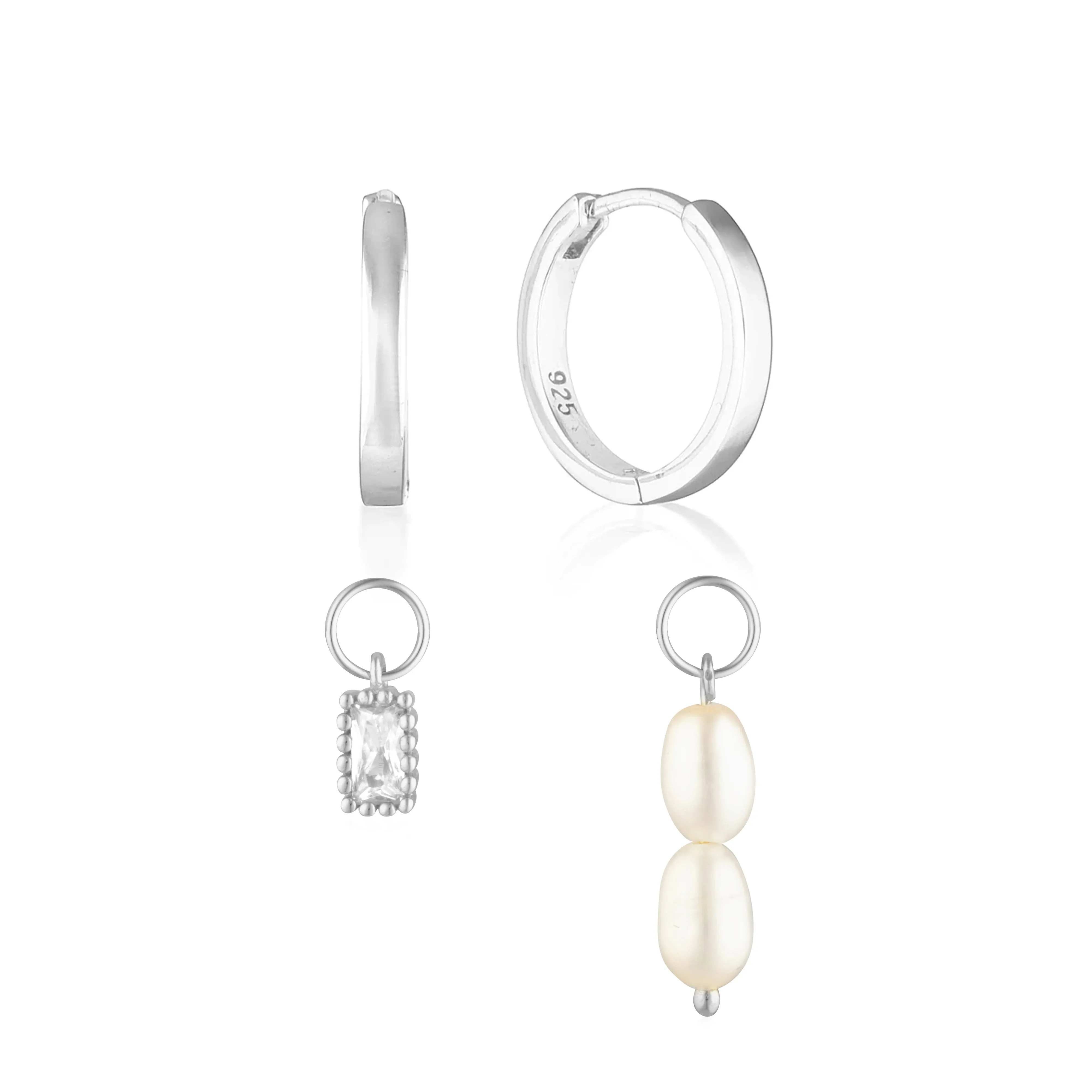 Build Your Earring Set Reese Silver