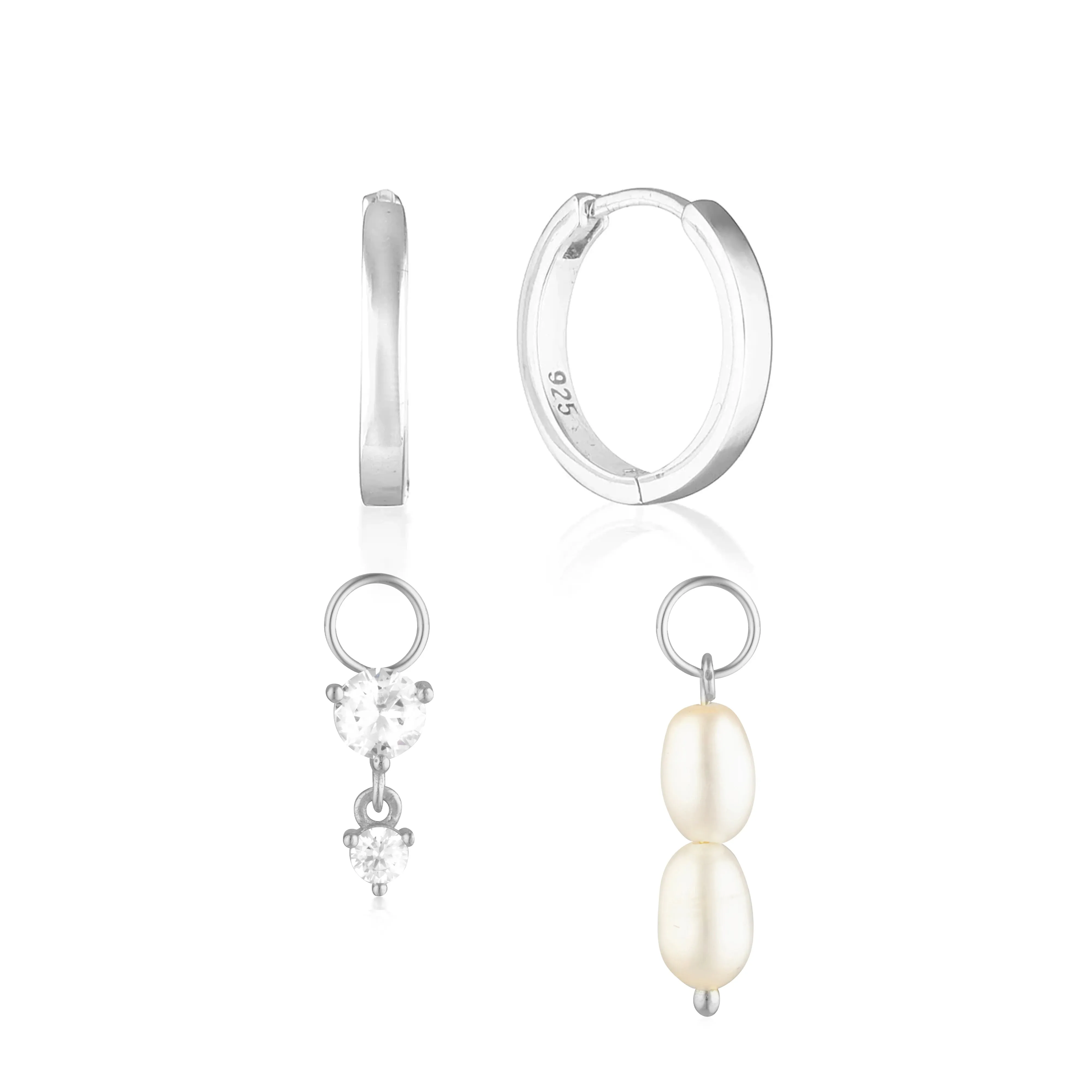 Build Your Earring Set Reese Silver