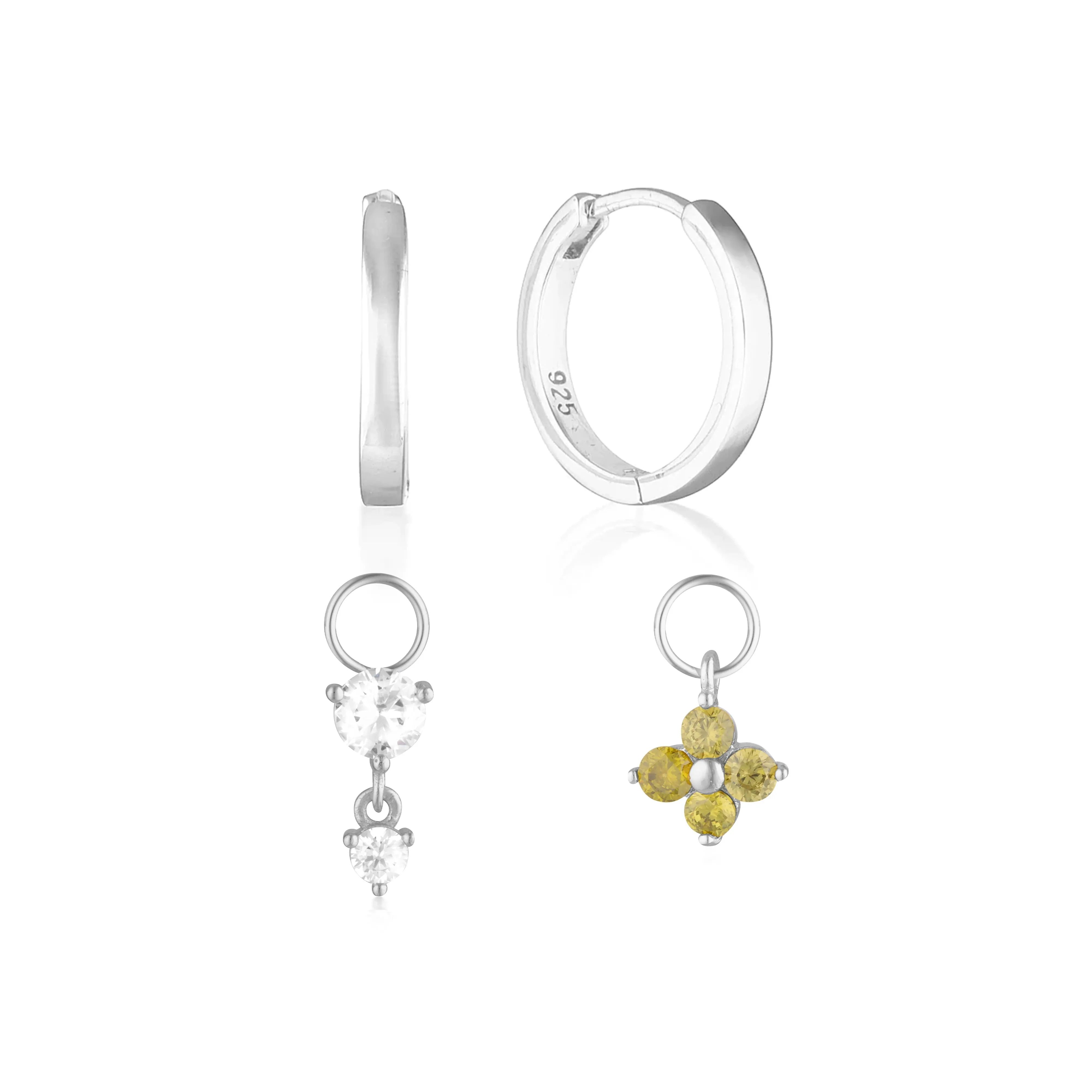 Build Your Earring Set Reese Silver