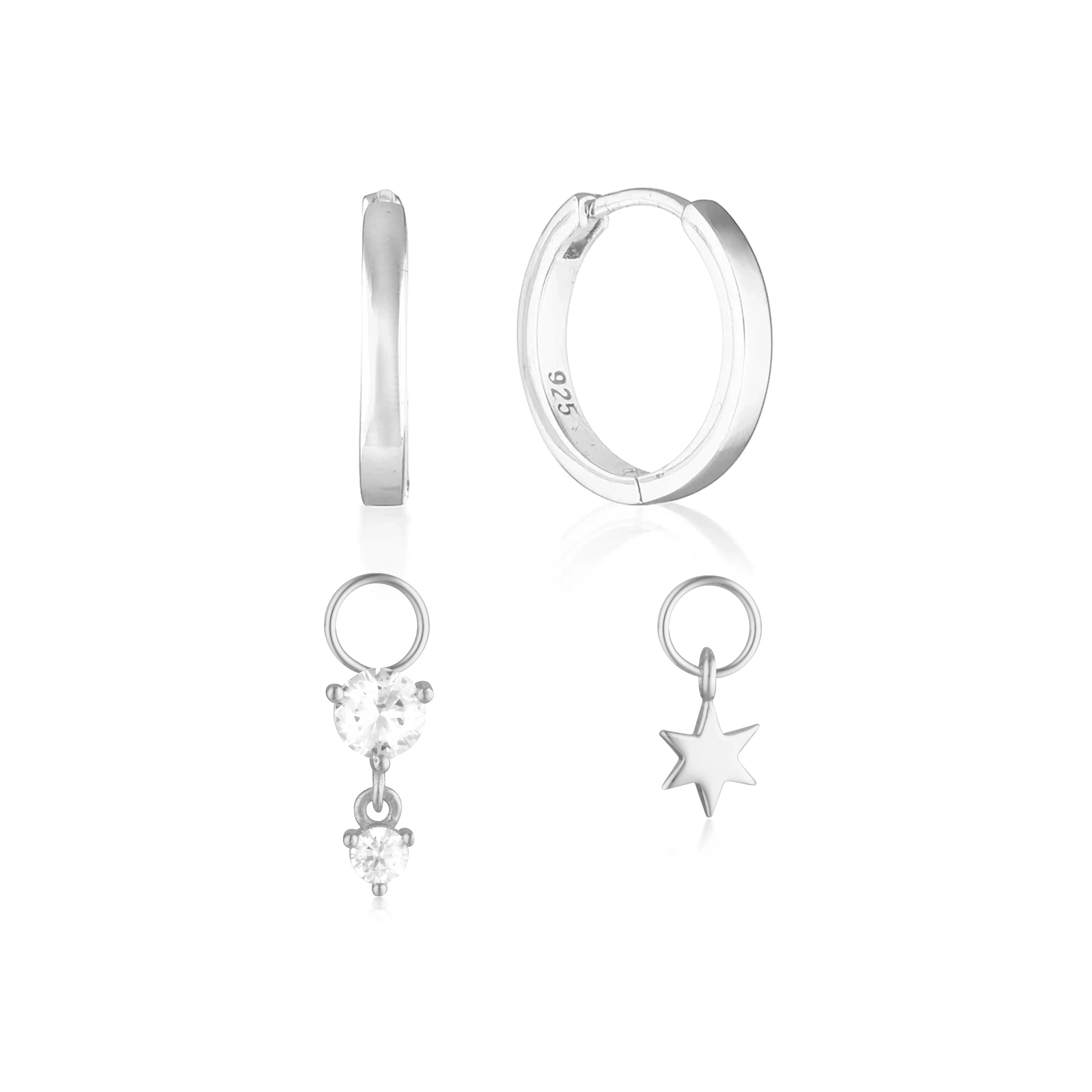 Build Your Earring Set Reese Silver