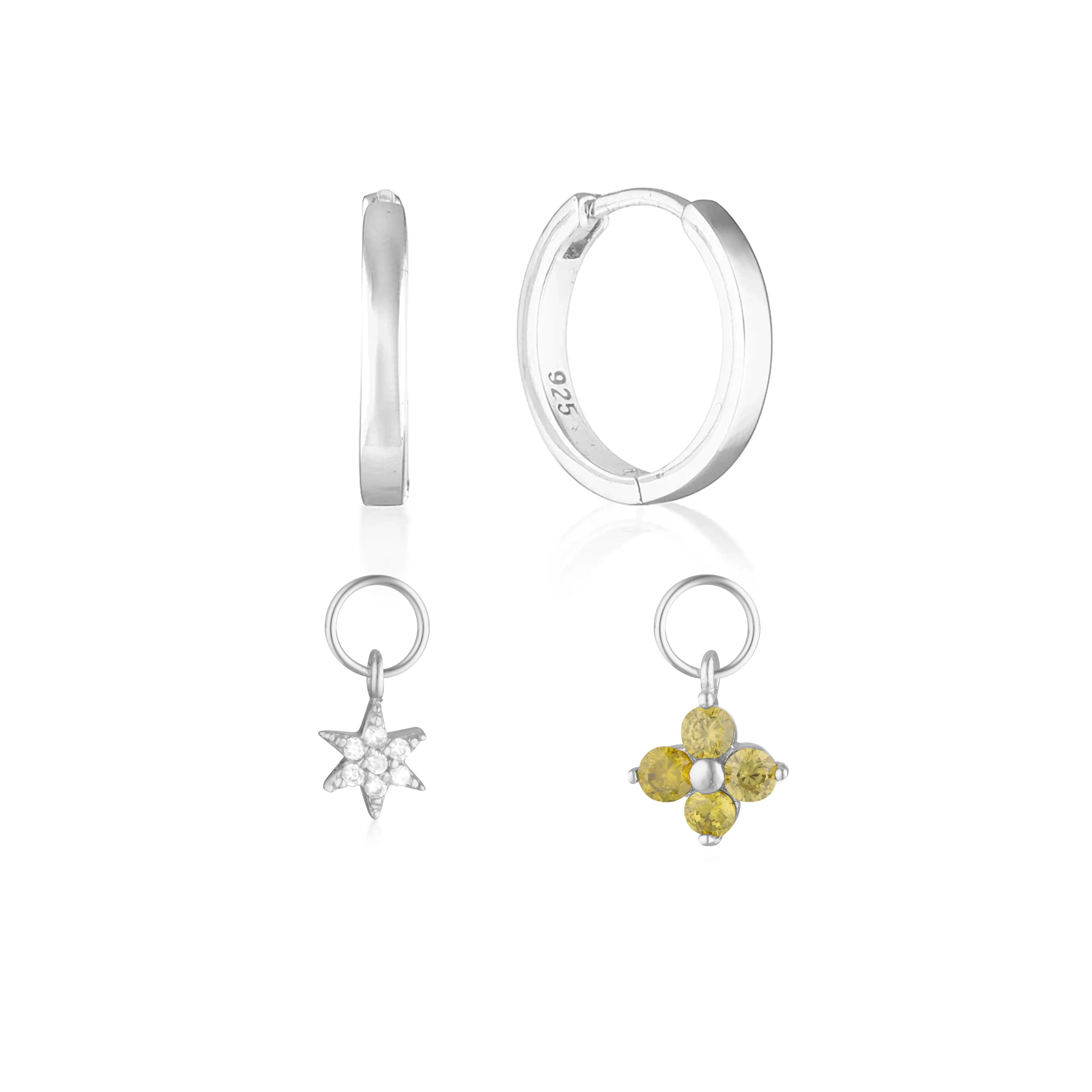 Build Your Earring Set Reese Silver