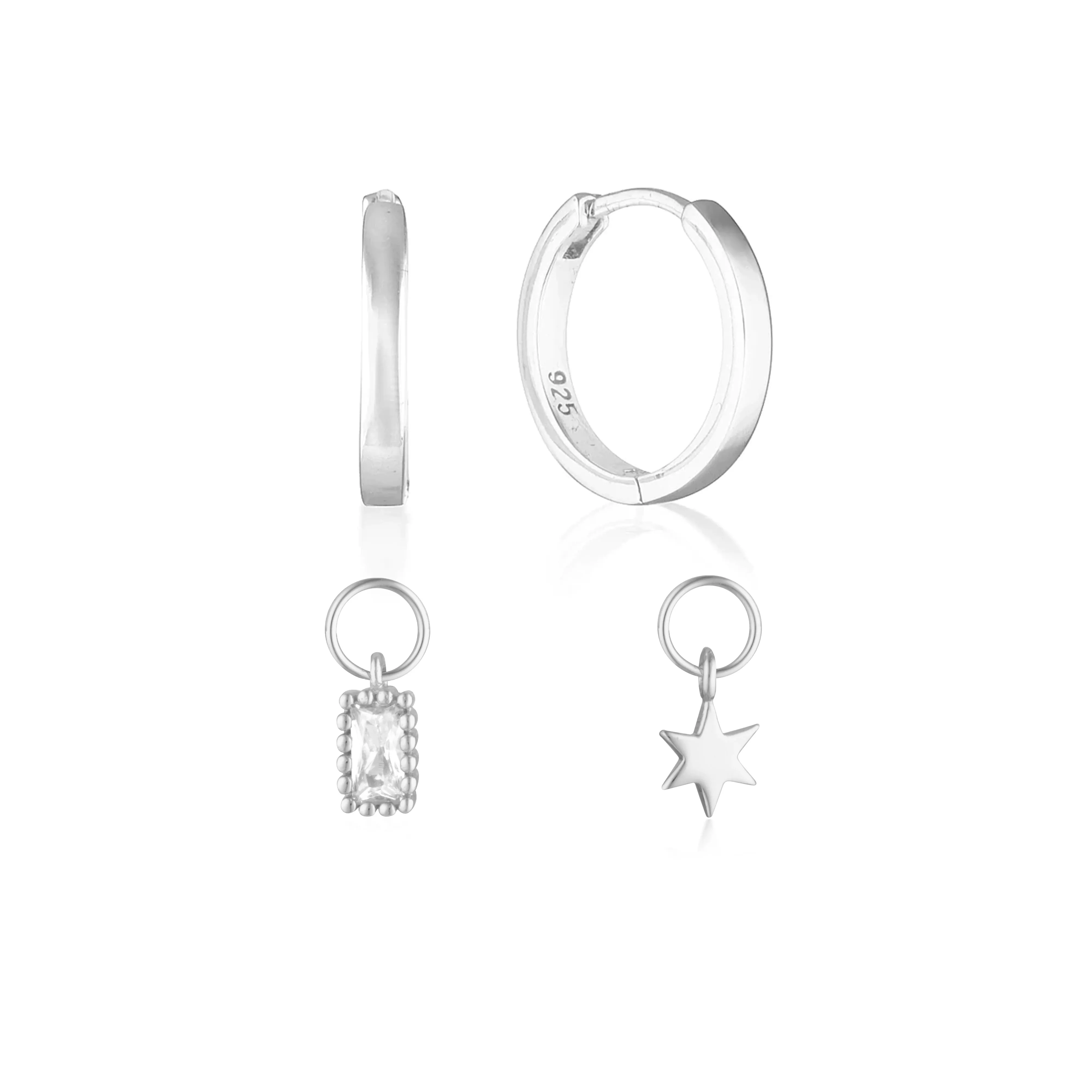 Build Your Earring Set Reese Silver
