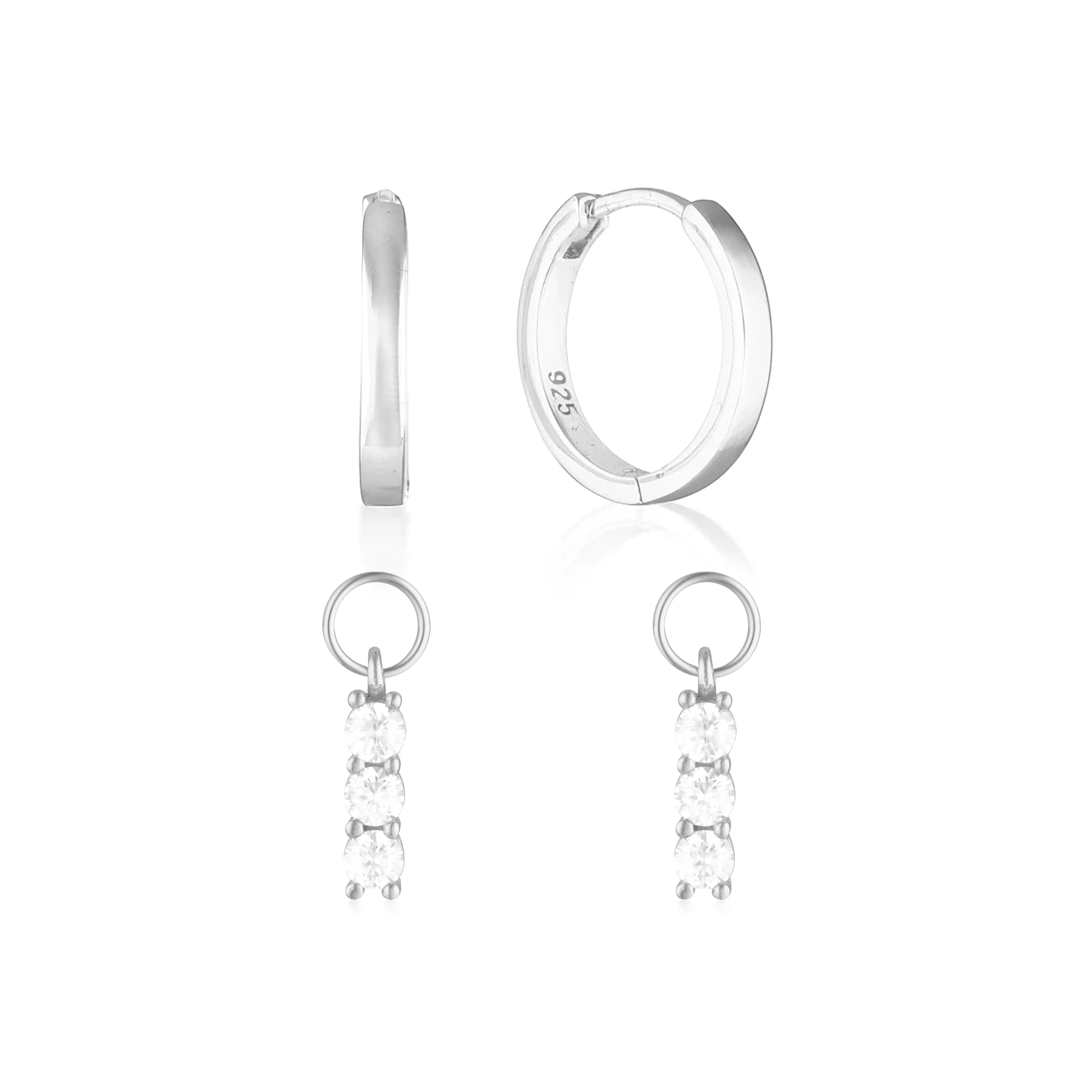 Build Your Earring Set Reese Silver