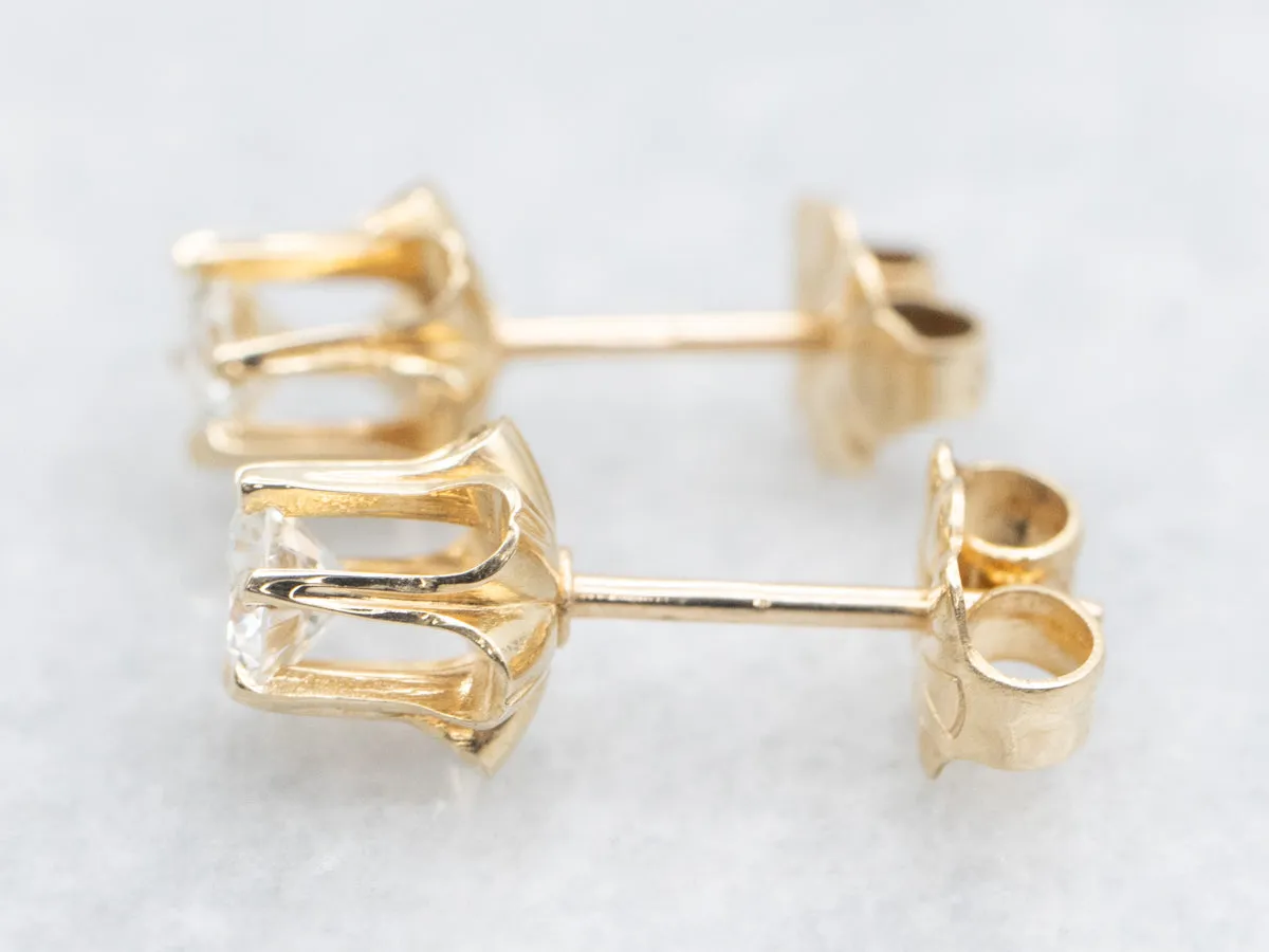 Buttercup Set Diamond Stud Earrings