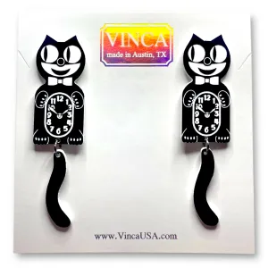 Cat CLAW-K Earrings Officially Licensed Kit-Cat Klock ? (regular sized)