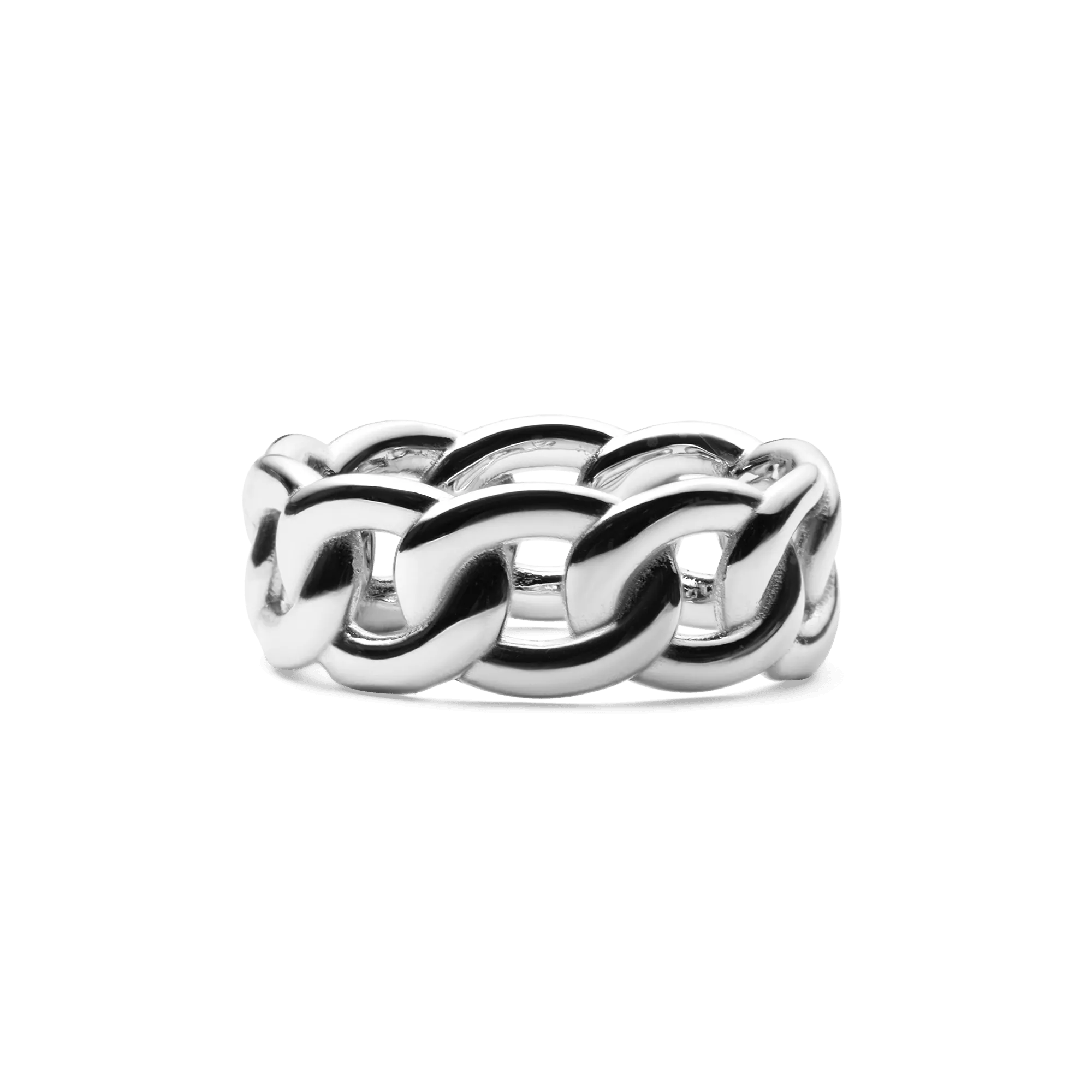 Chunky Chain Ring Silver