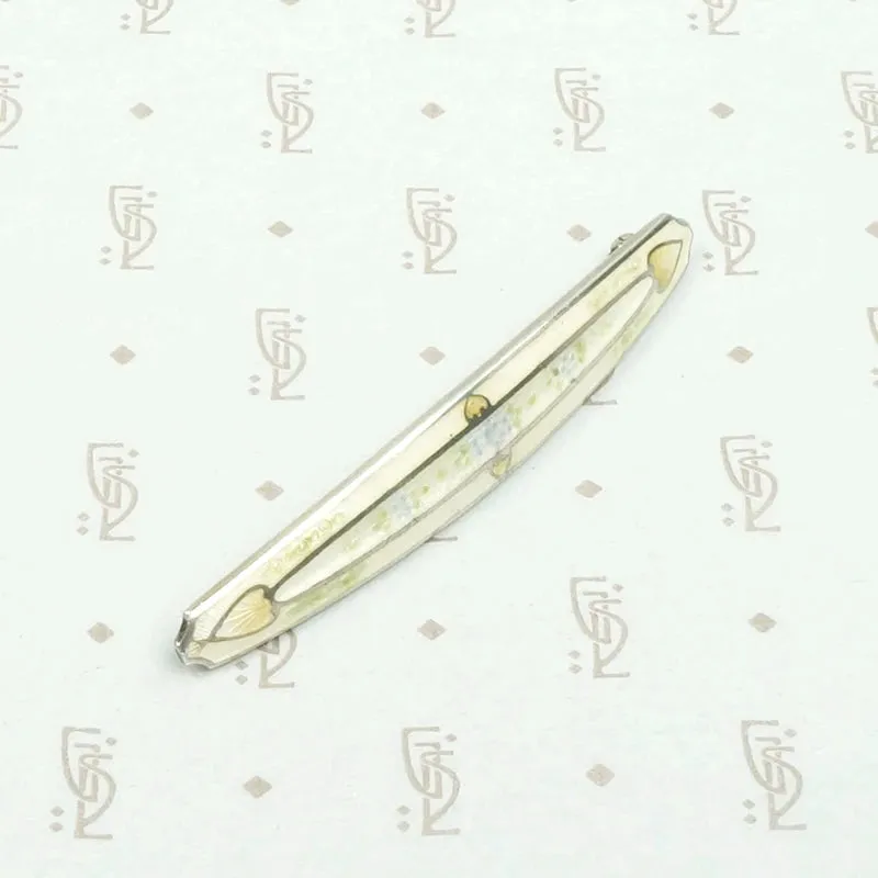 Delicate Pastels Champlev?? Enamel Bar Pin