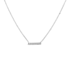 Diamond Bar Necklace