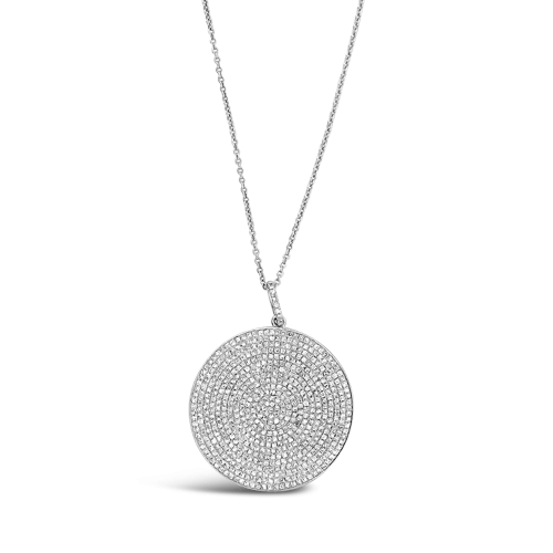 Diamond Disc Pendant