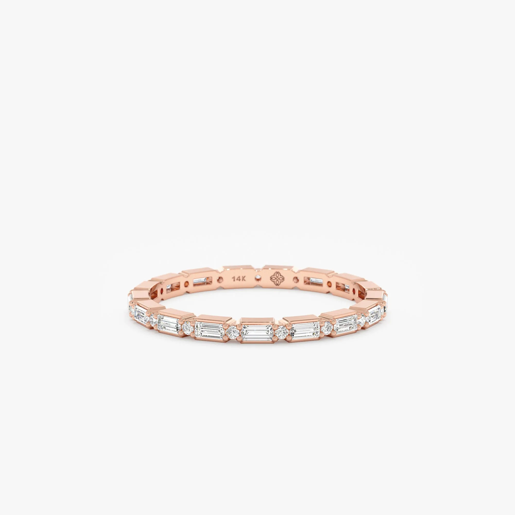 Diamond Dot Dash Eternity Ring, Harper