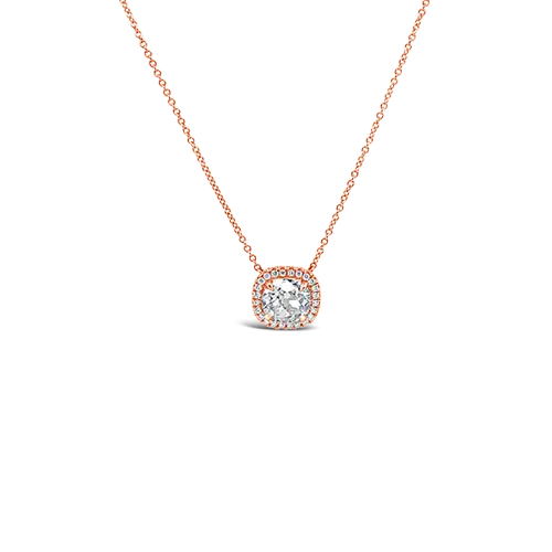 Diamond Halo Pendant
