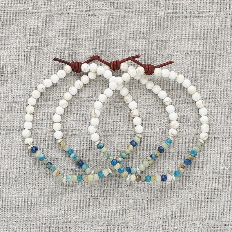 Dream Big Bracelet - Azurite | Tiny Stacker