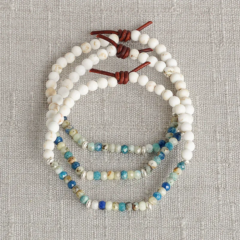 Dream Big Bracelet - Azurite | Tiny Stacker