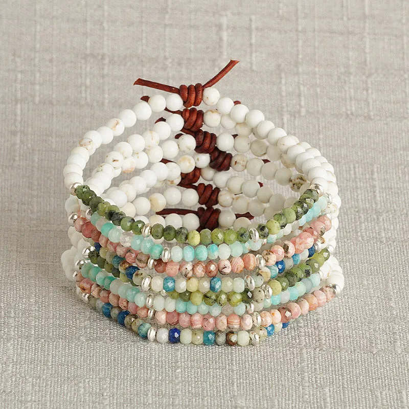 Dream Big Bracelet - Azurite | Tiny Stacker