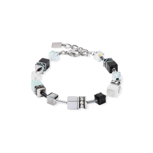 GeoCUBE? Iconic Bracelet Ice Serenity silver