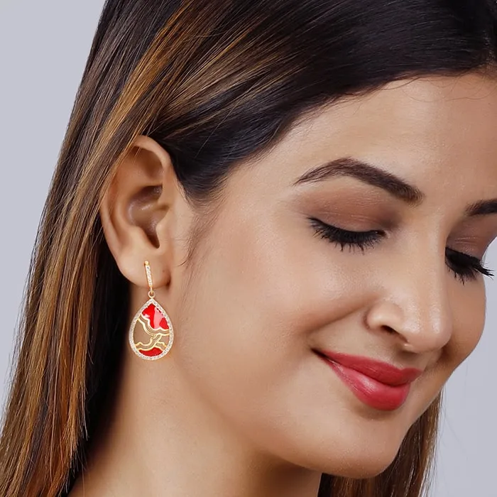 Golden Royal Heritage Earrings